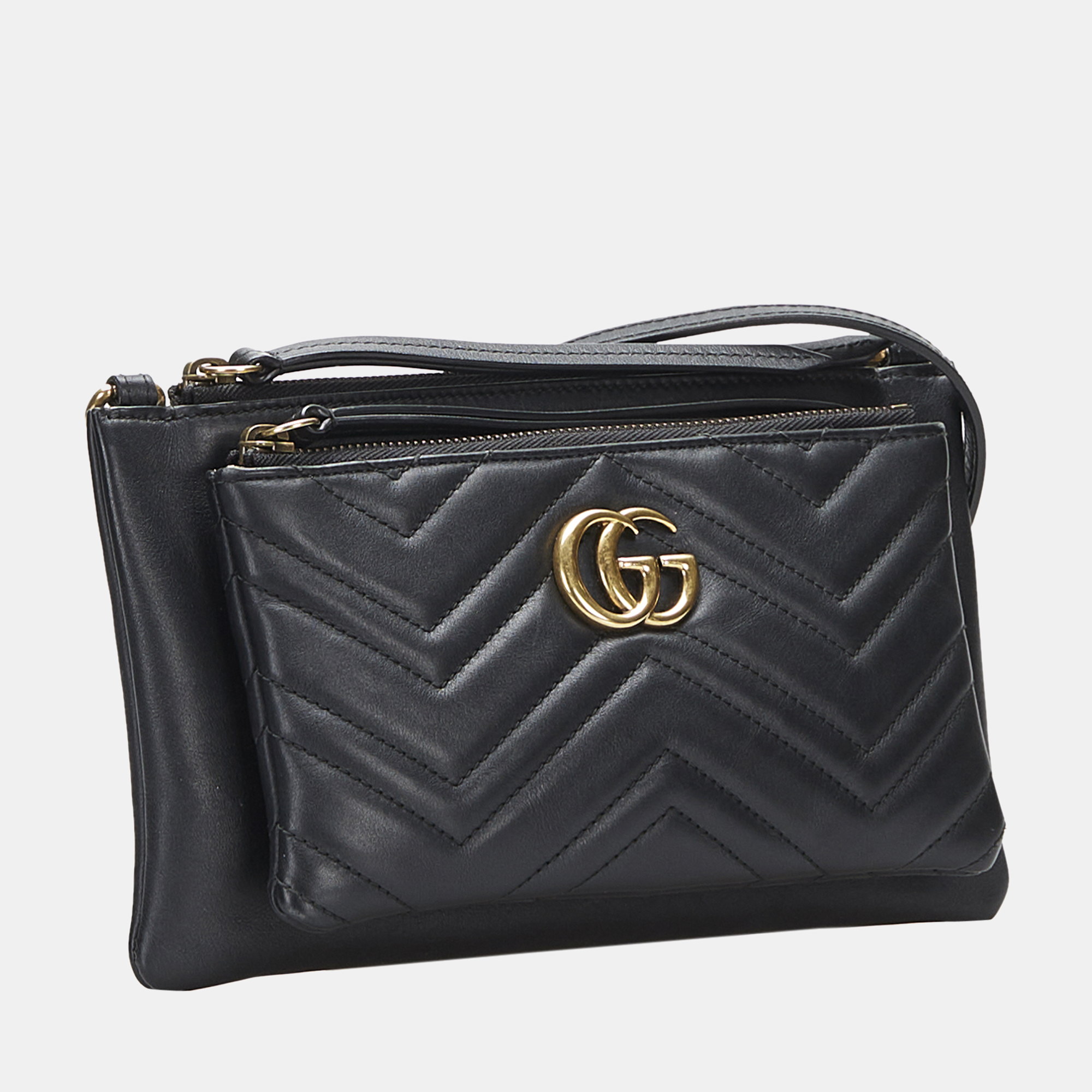 

Gucci Black GG Marmont Crossbody