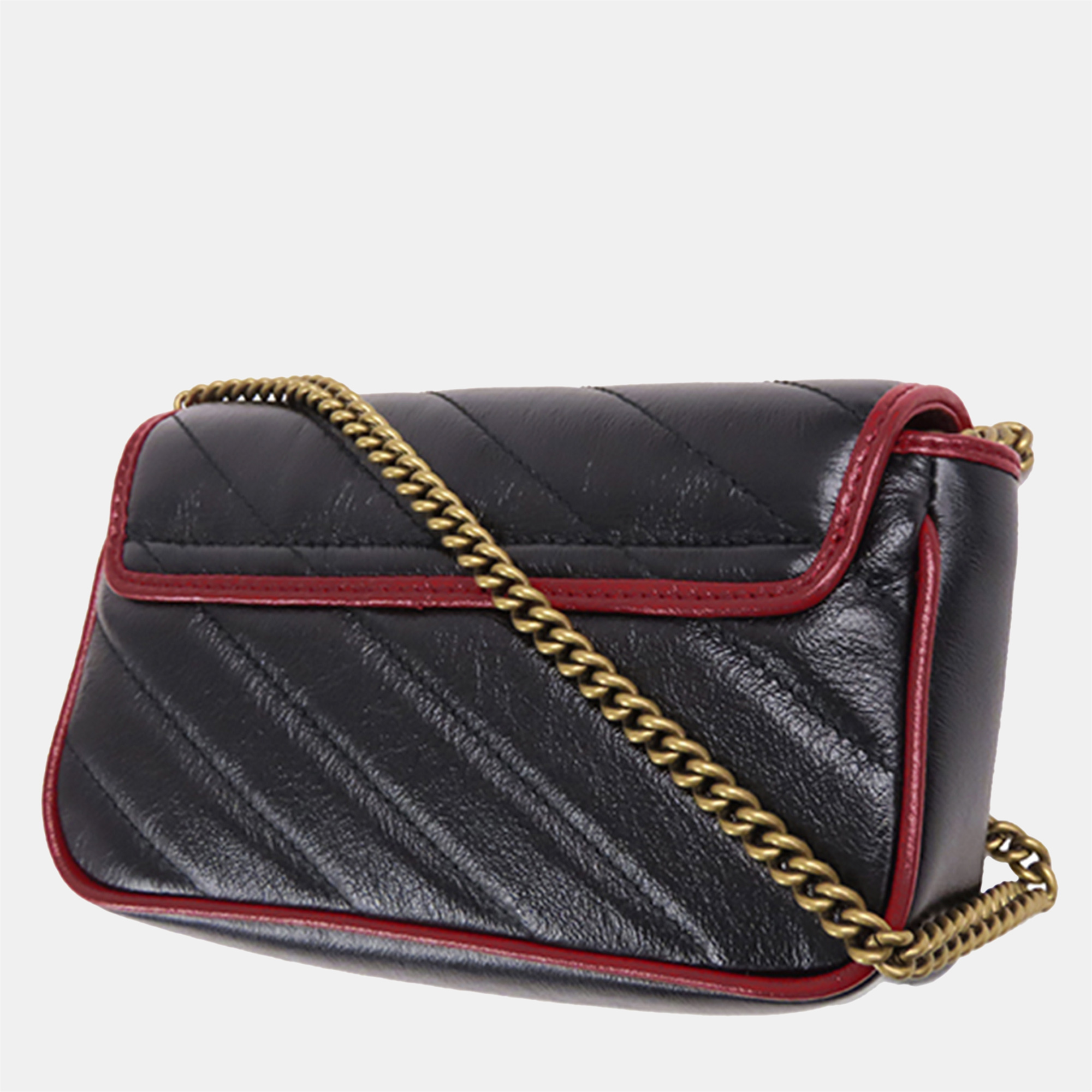 

Gucci Black GG Marmont Torchon Crossbody Bag