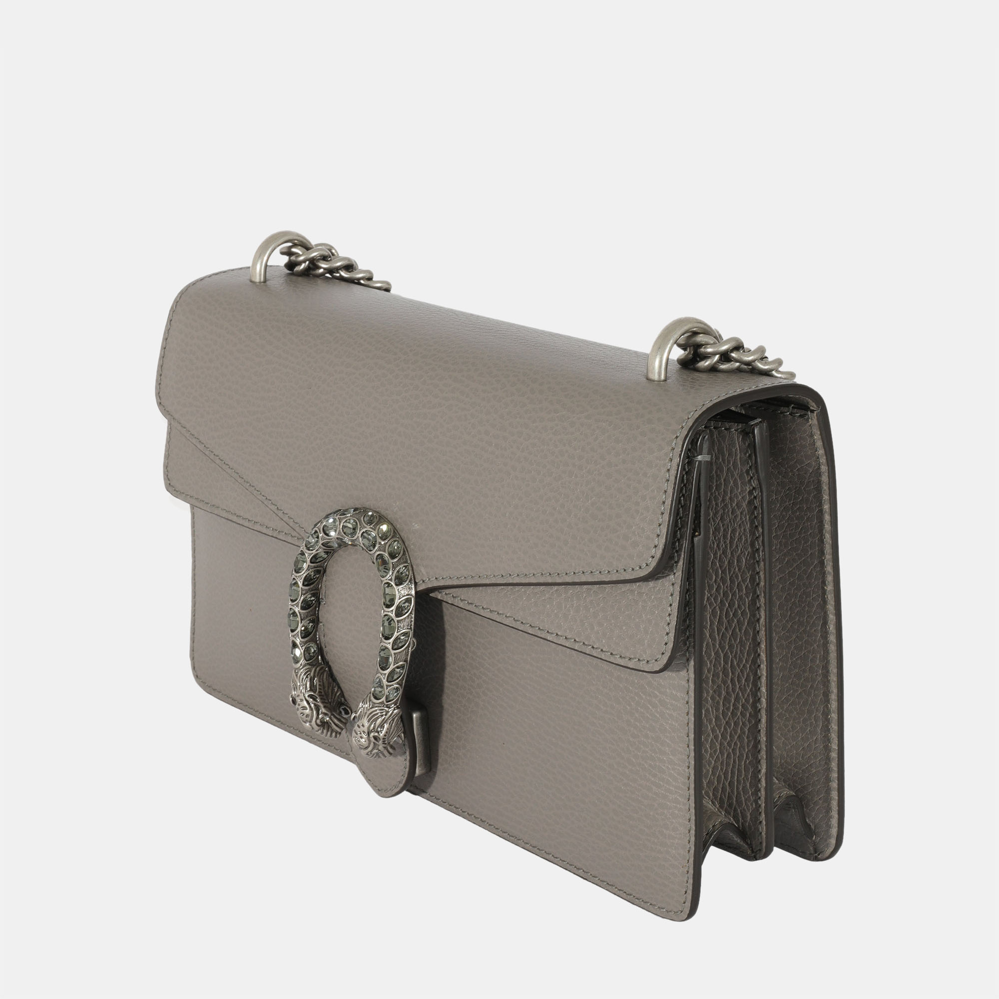 

Gucci Grey Leather  Dionysus Shoulder Bag