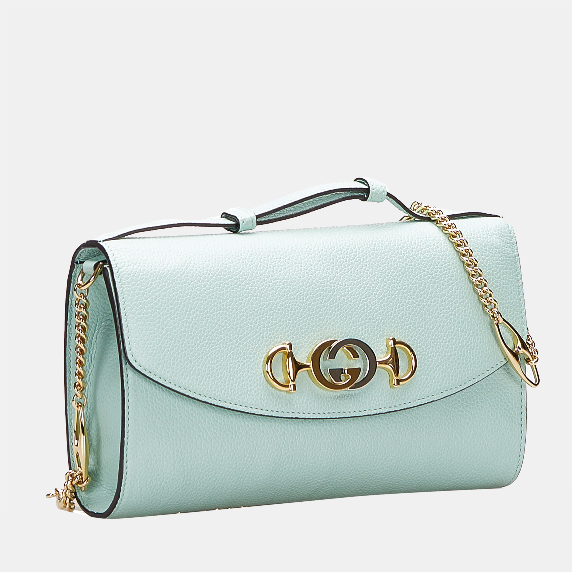 

Gucci Blue Small Zumi Satchel