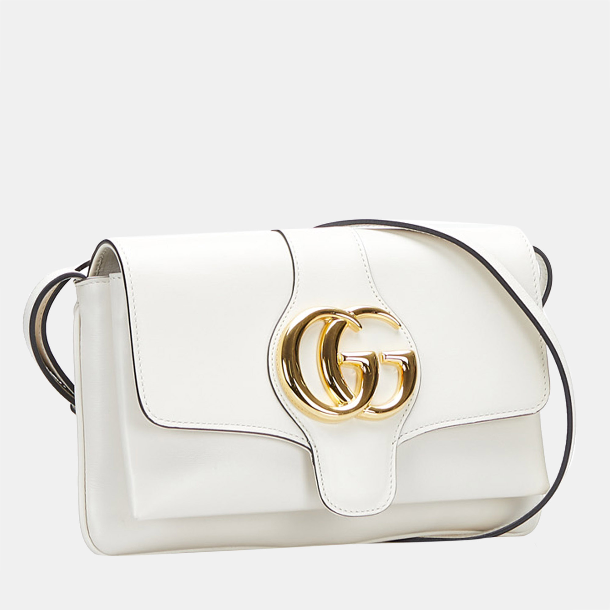 

Gucci White Small Arli Flap Crossbody
