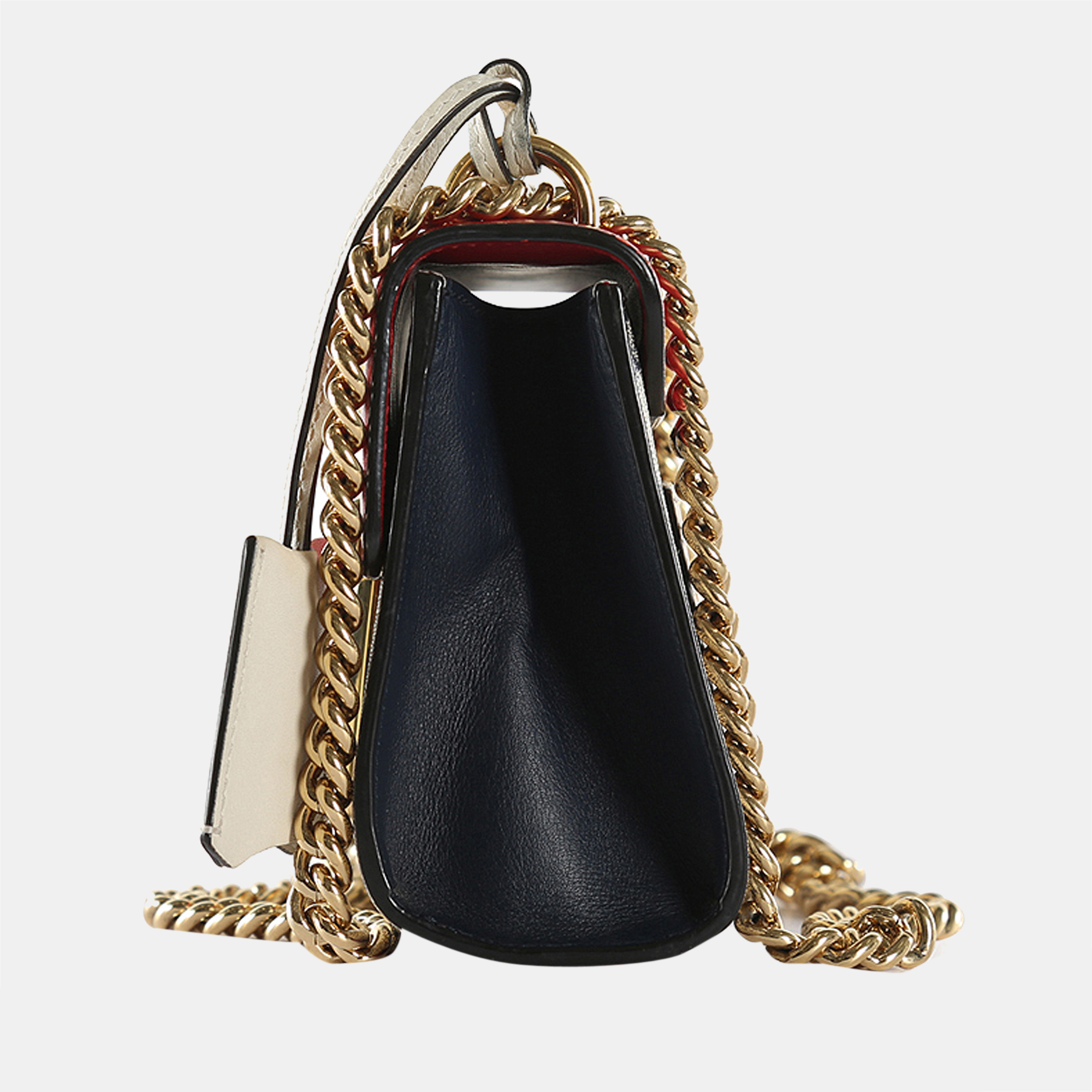 

Gucci Beige/Red GG Supreme  Padlock Shoulder Bag