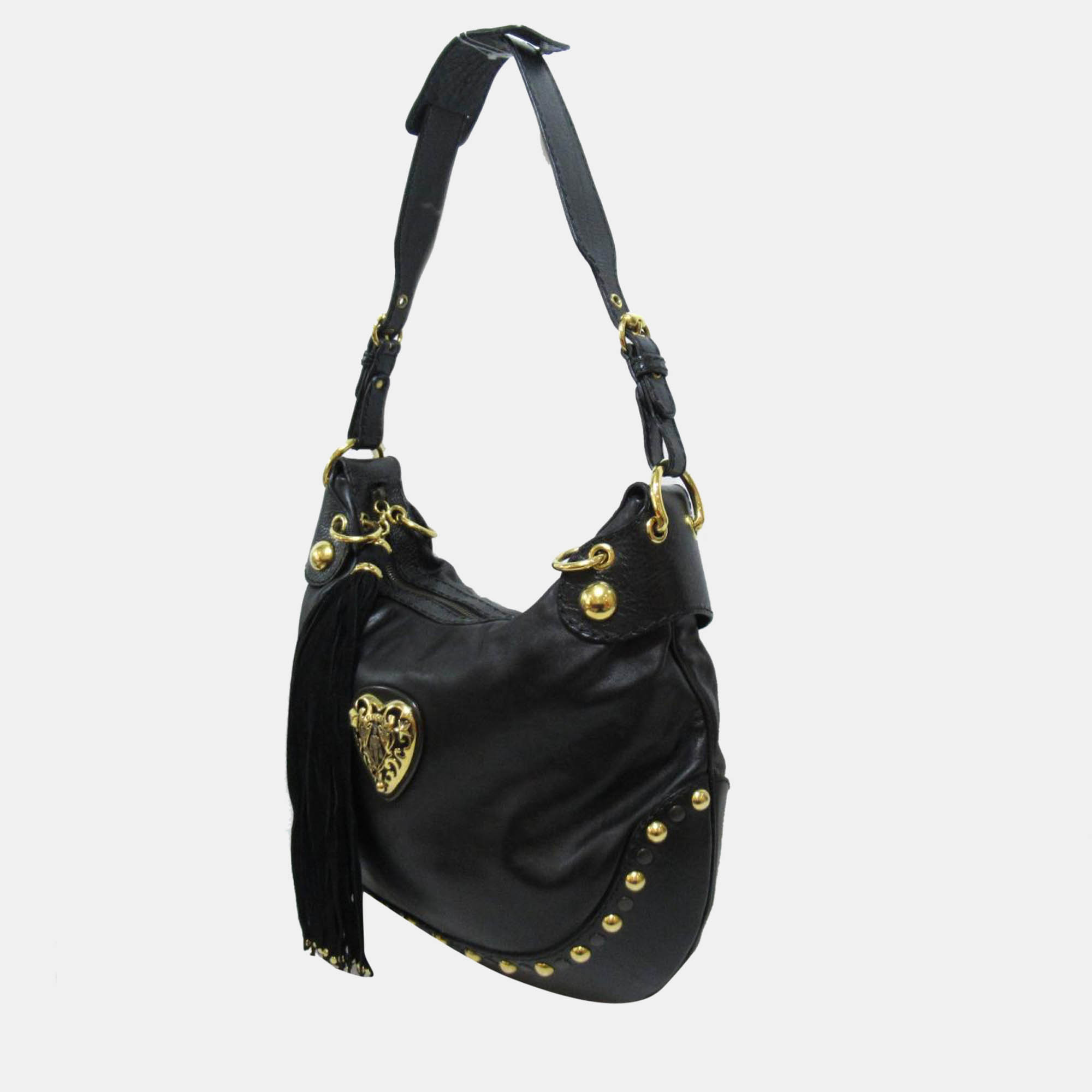 

Gucci Black Leather Babouska Hobo Bag