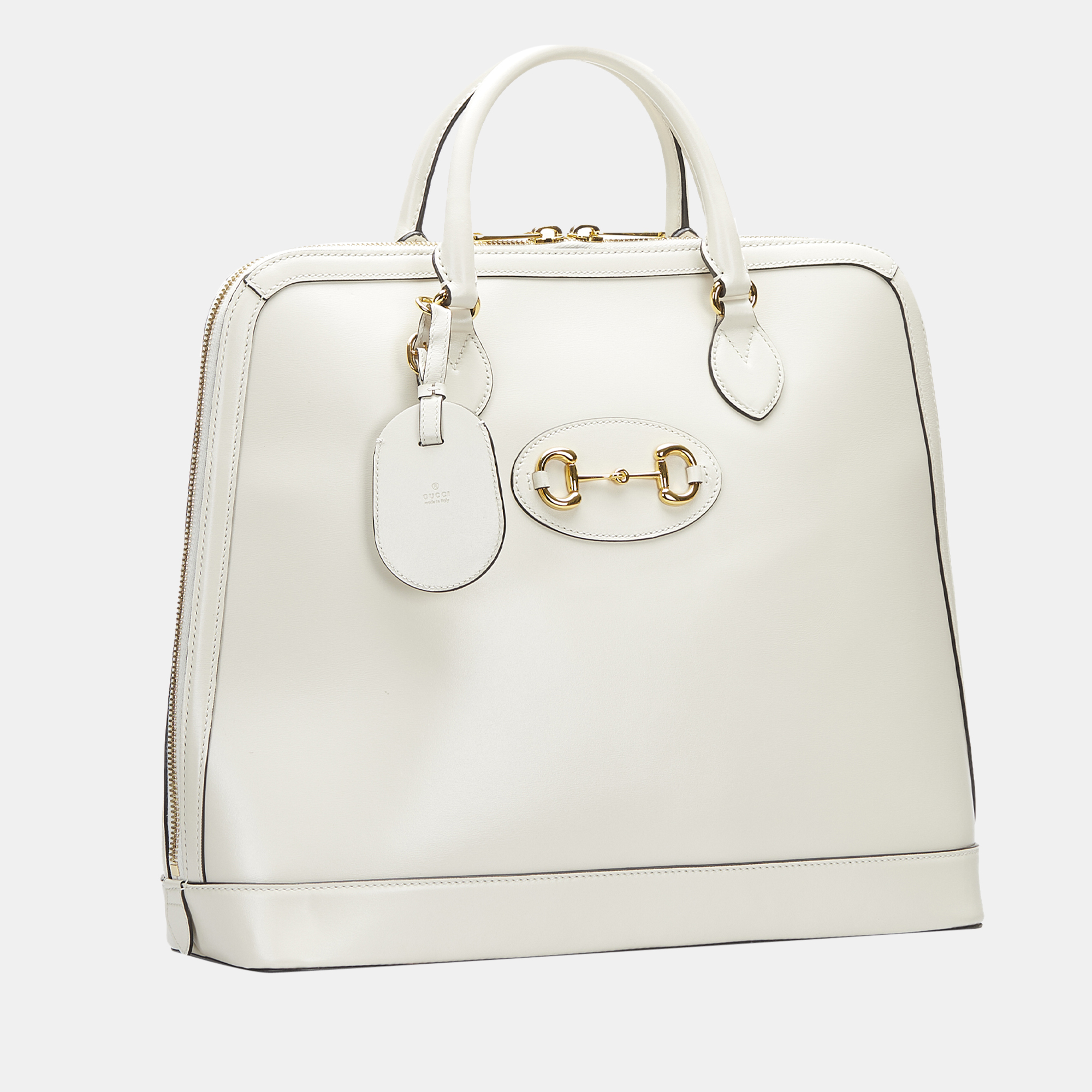 

Gucci White Horsebit 1955 Duffle Bag