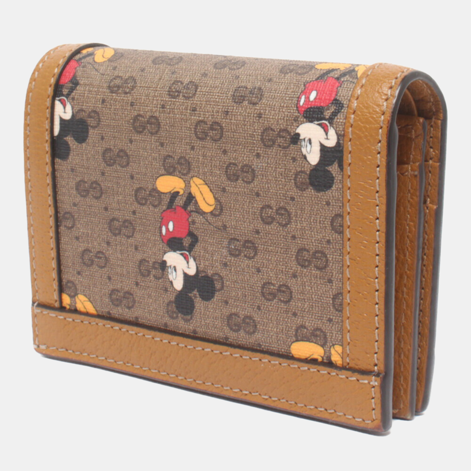 

Gucci x Disney GG Supreme Canvas Wallet, Brown