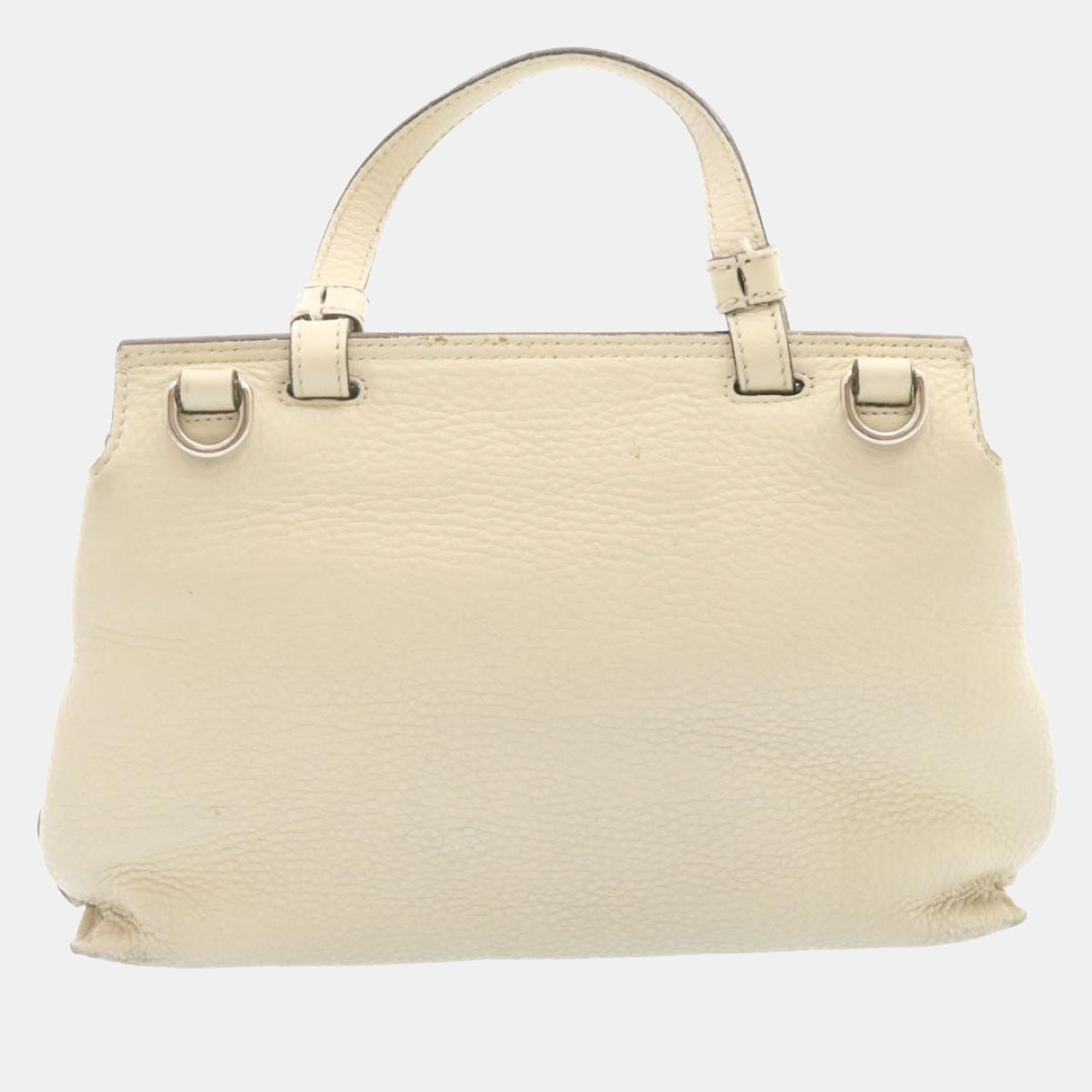 

Gucci Cream Leather Bamboo Daily Top Handle Bag