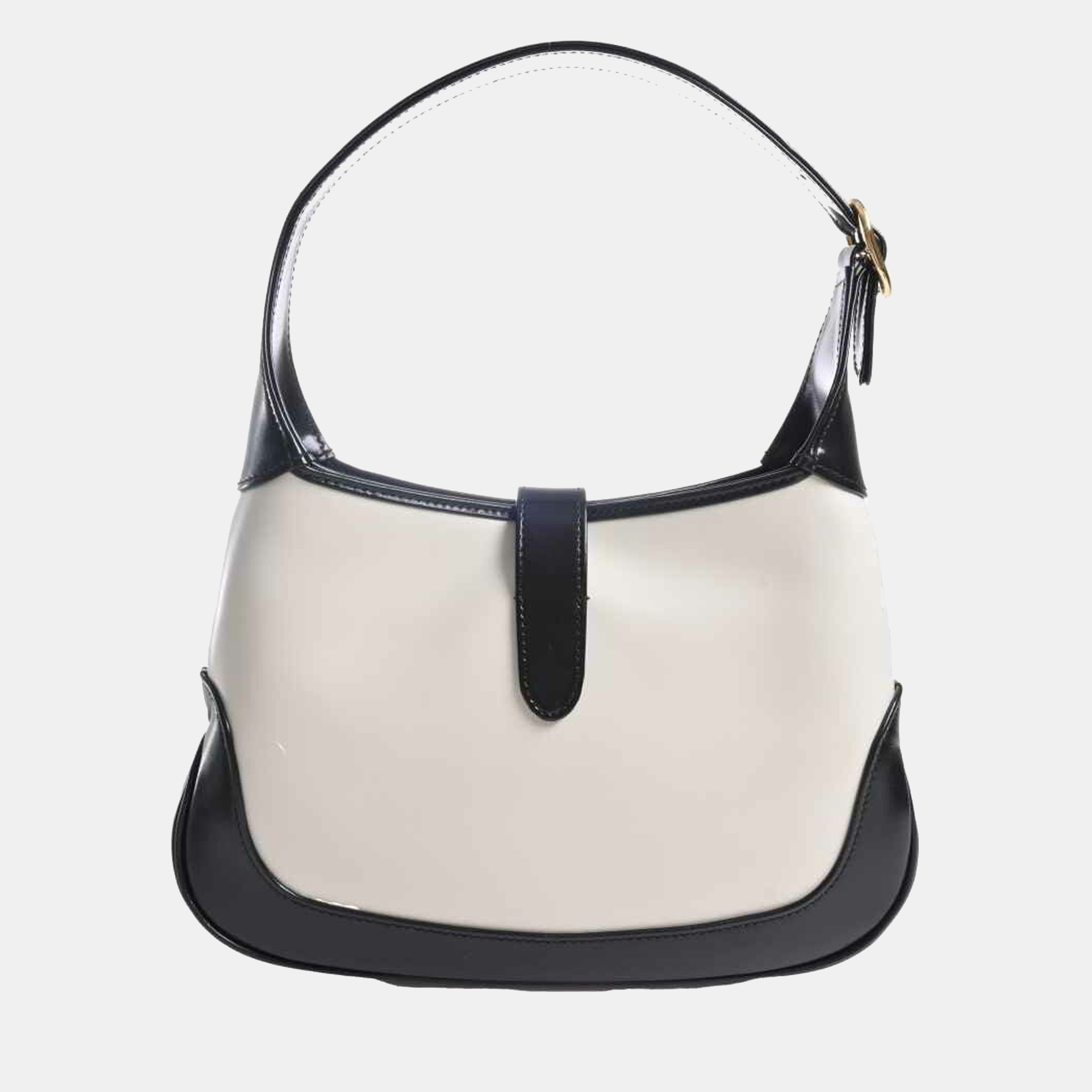 

Gucci Black/White Leather Small Jackie 1961 Shoulder Bag