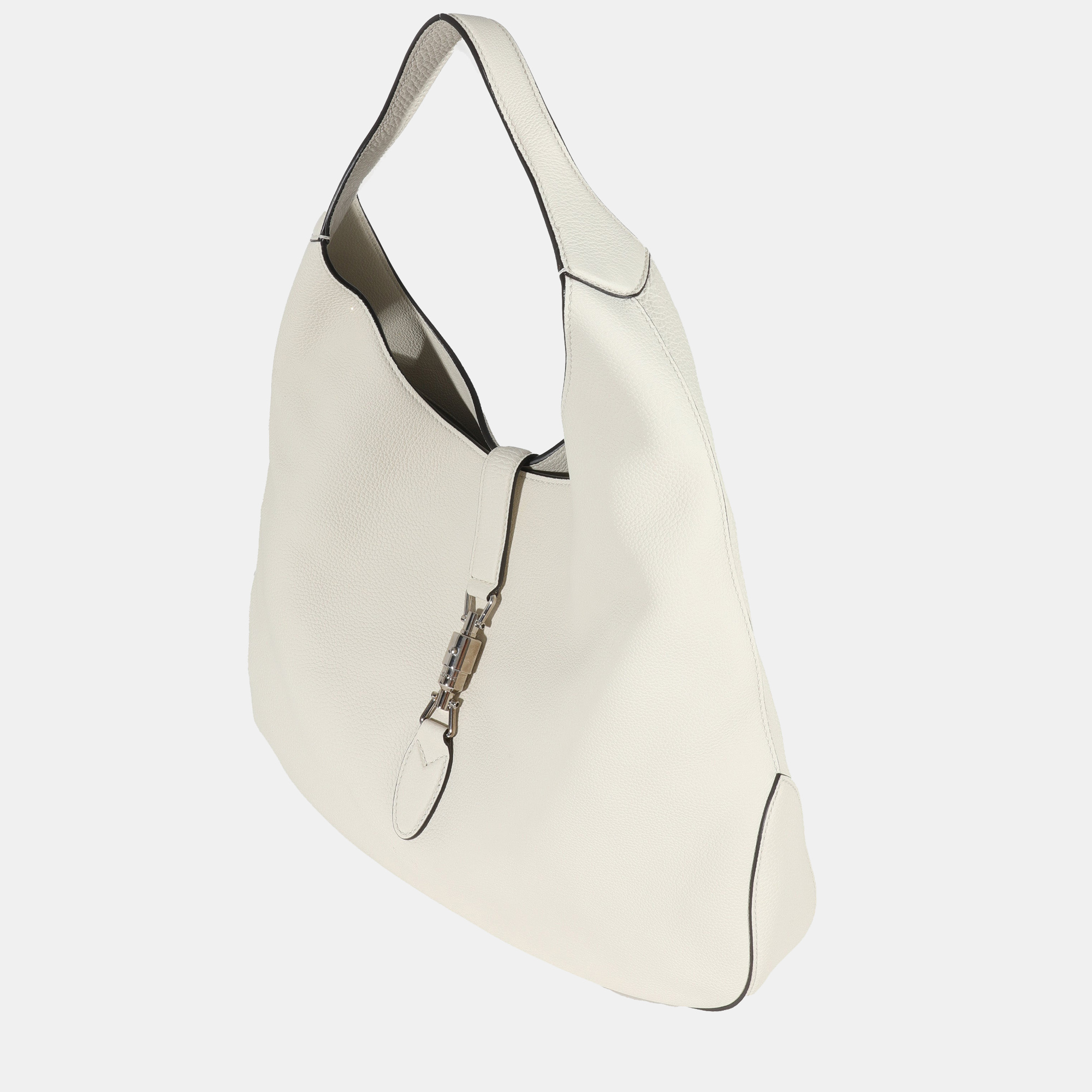 

Gucci Cream Pebbled Leather Jackie Hobo