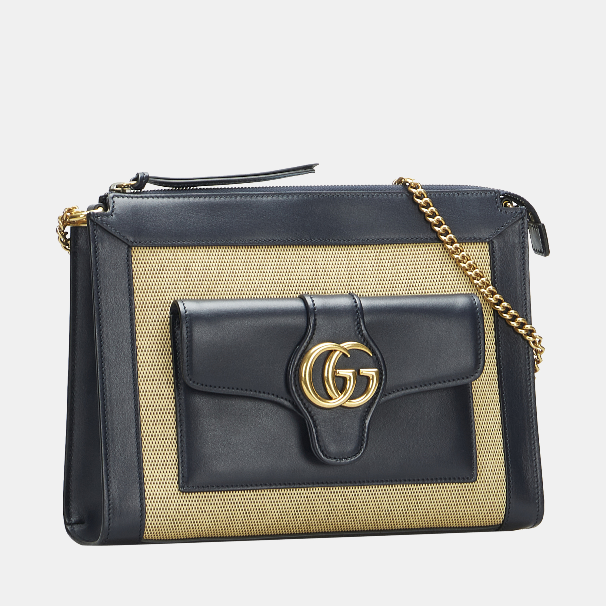 

Gucci Beige/Black Dahlia Chain Shoulder Bag