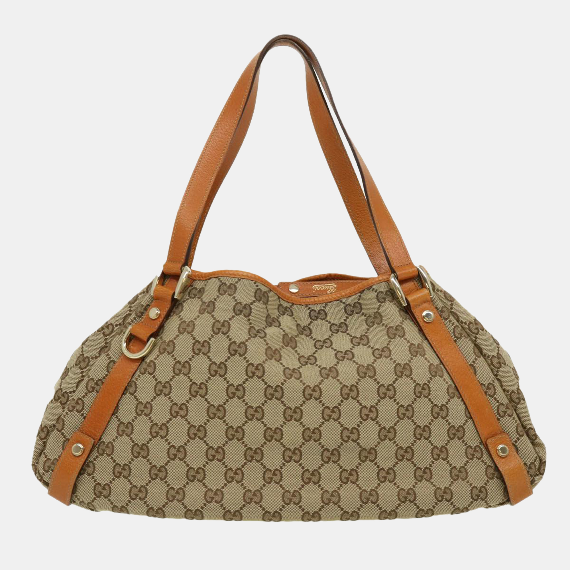 

Gucci Beige GG Canvas Pelham bag