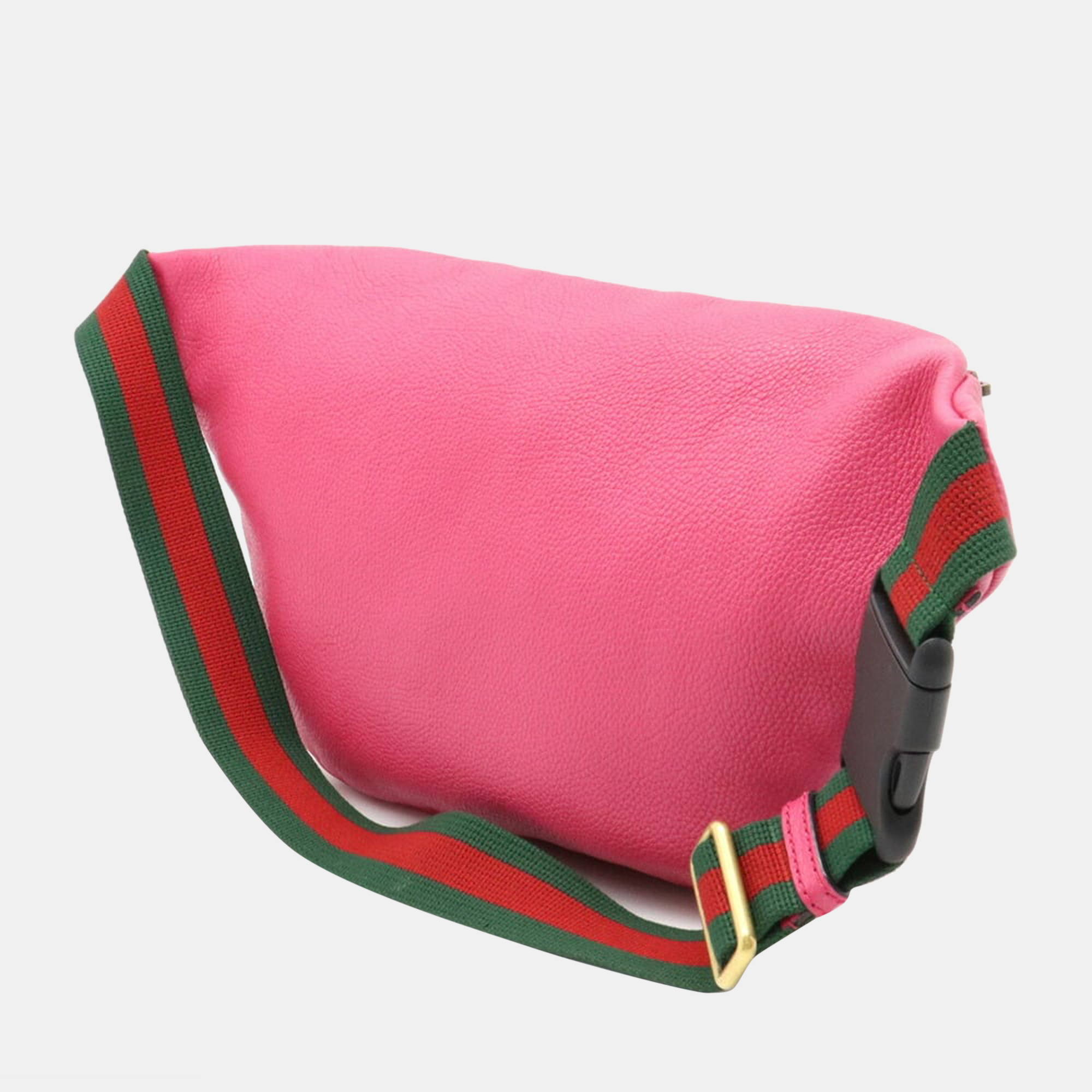 

Gucci Pink Leather Gucci Logo Belt Bag