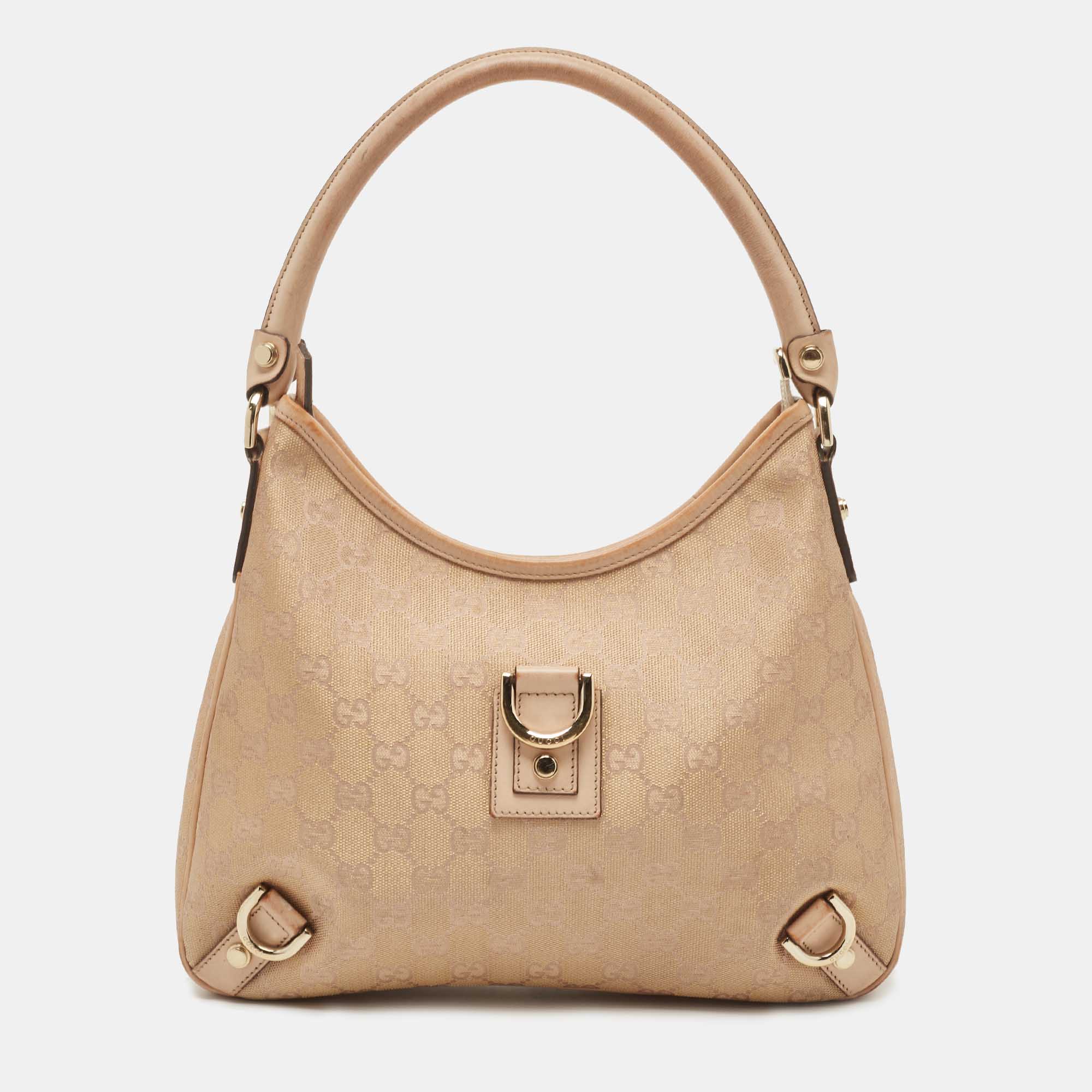 Gucci Hobo Bag GG Monogram Medium D Ring - Gucci Bags