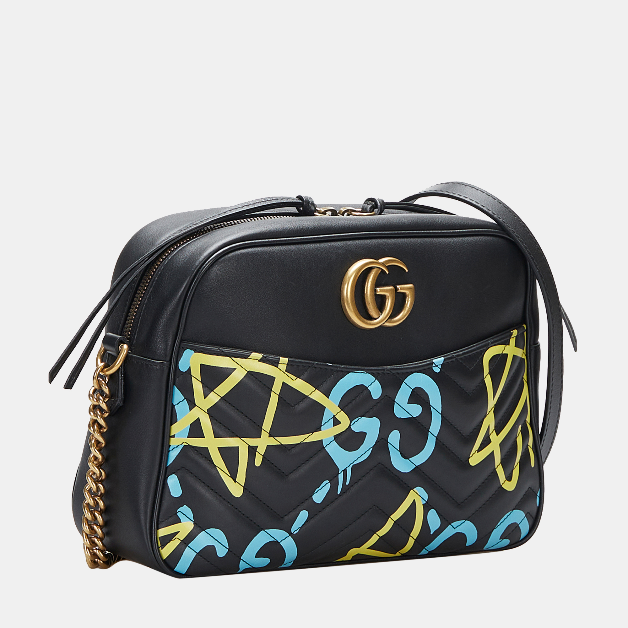 

Gucci GG Marmont Ghost Crossbody Bag, Black