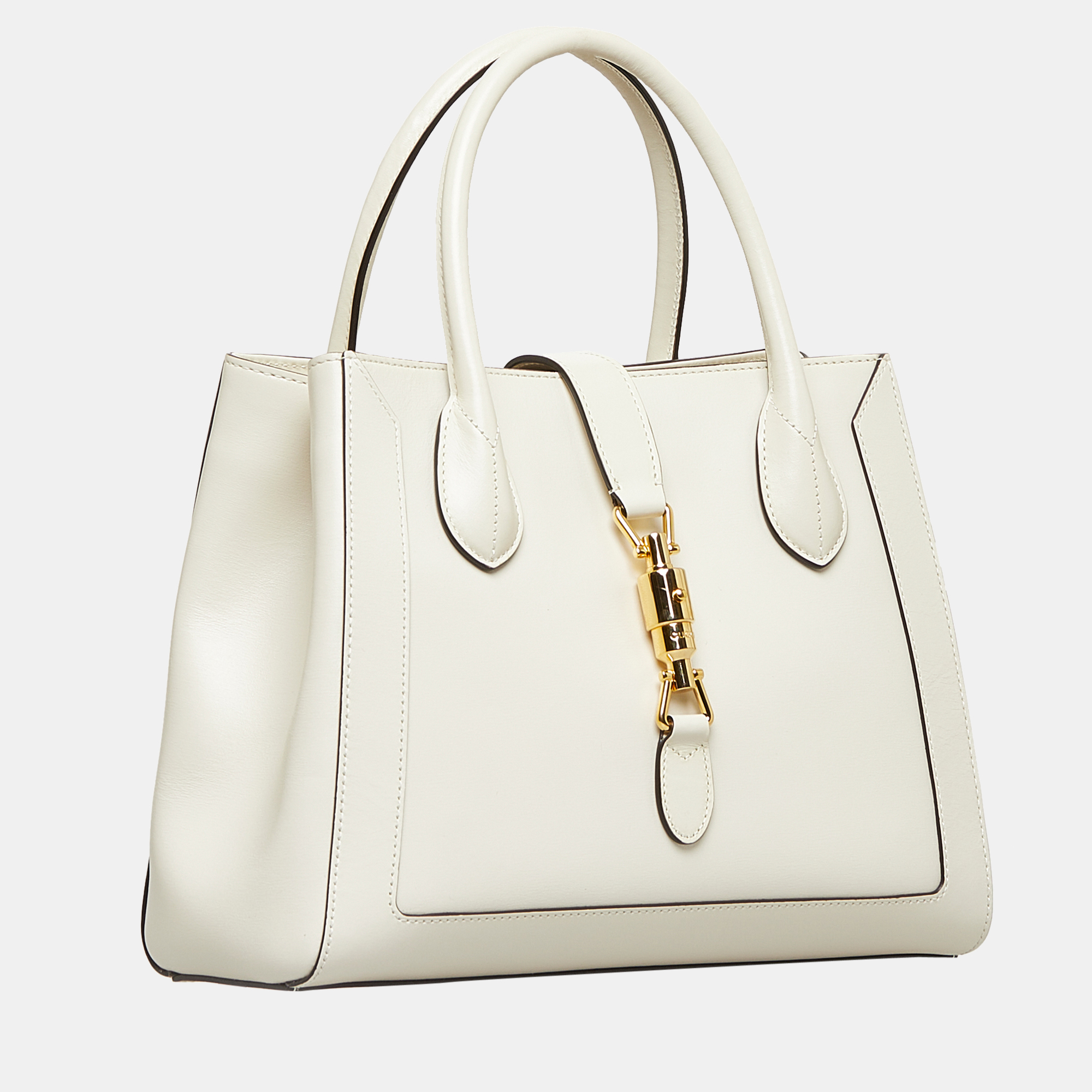 

Gucci White Medium Jackie 1961 Satchel