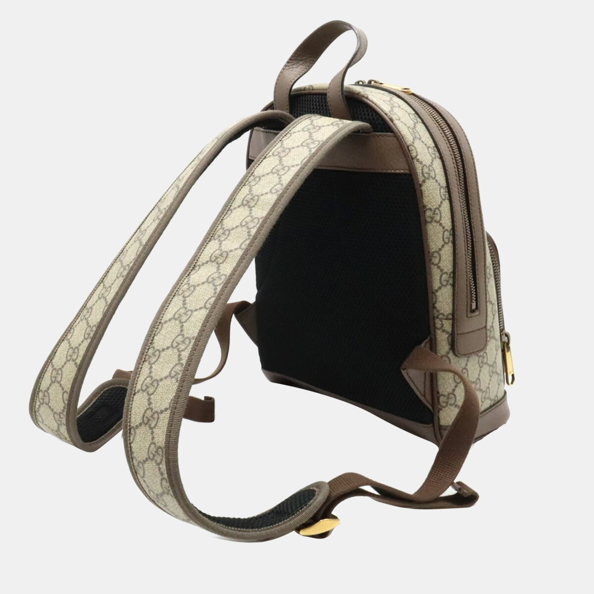 

Gucci Brown Canvas GG Supreme Small Ophidia Backpack, Multicolor