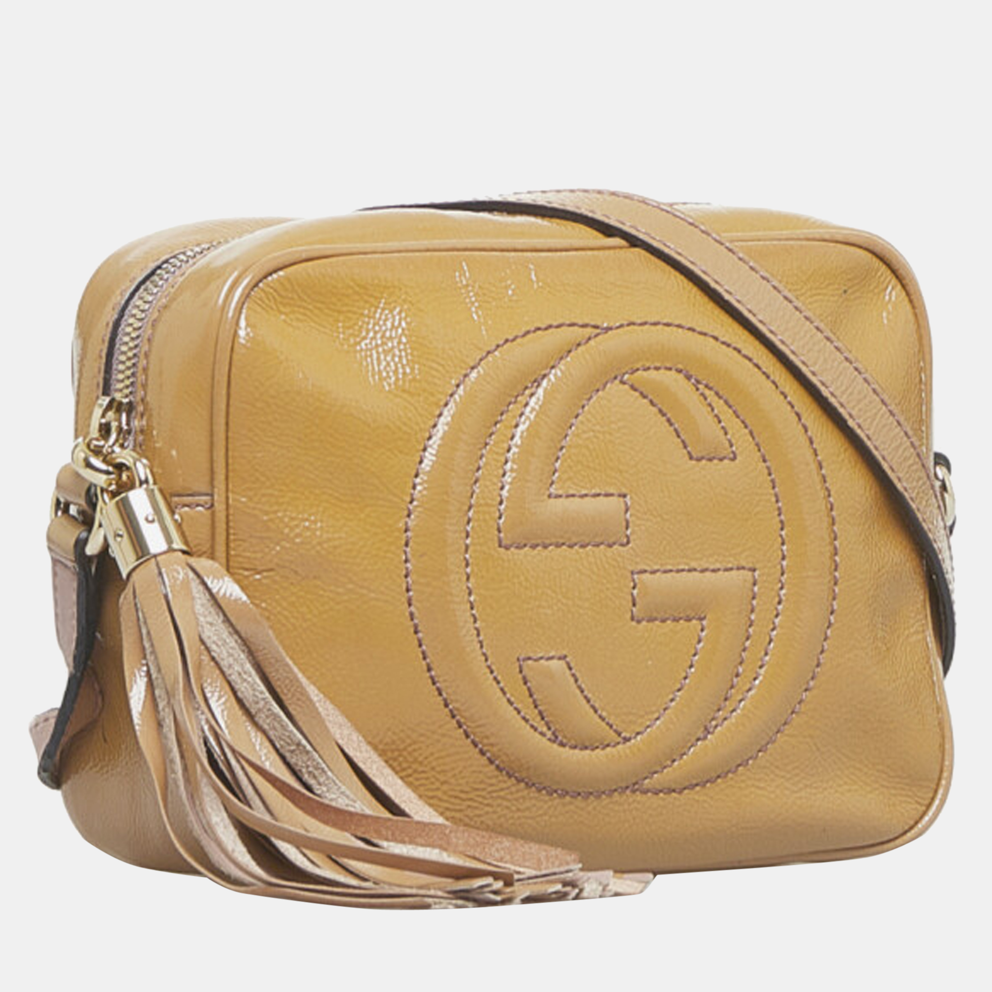 

Gucci Brown Leather Small Soho Disco Shoulder Bag