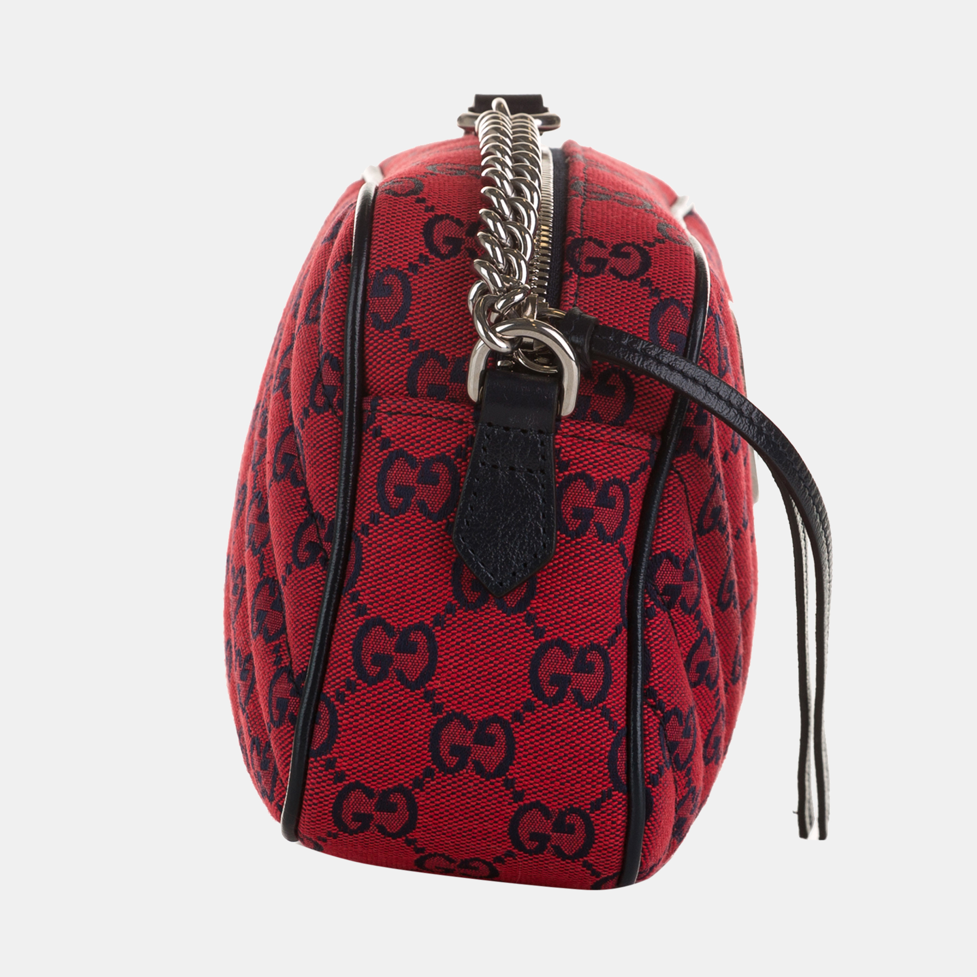 

Gucci Red Limited Edition Small GG Canvas Marmont Crossbody