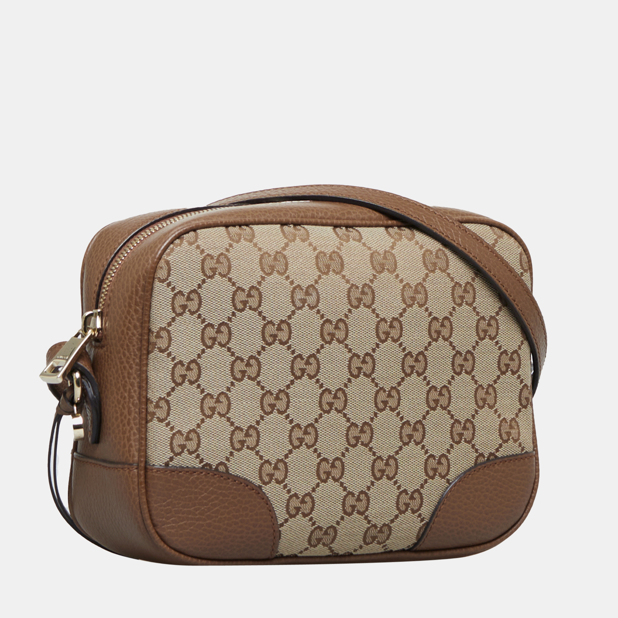 

Gucci Beige/Brown GG Canvas Bree Crossbody Bag