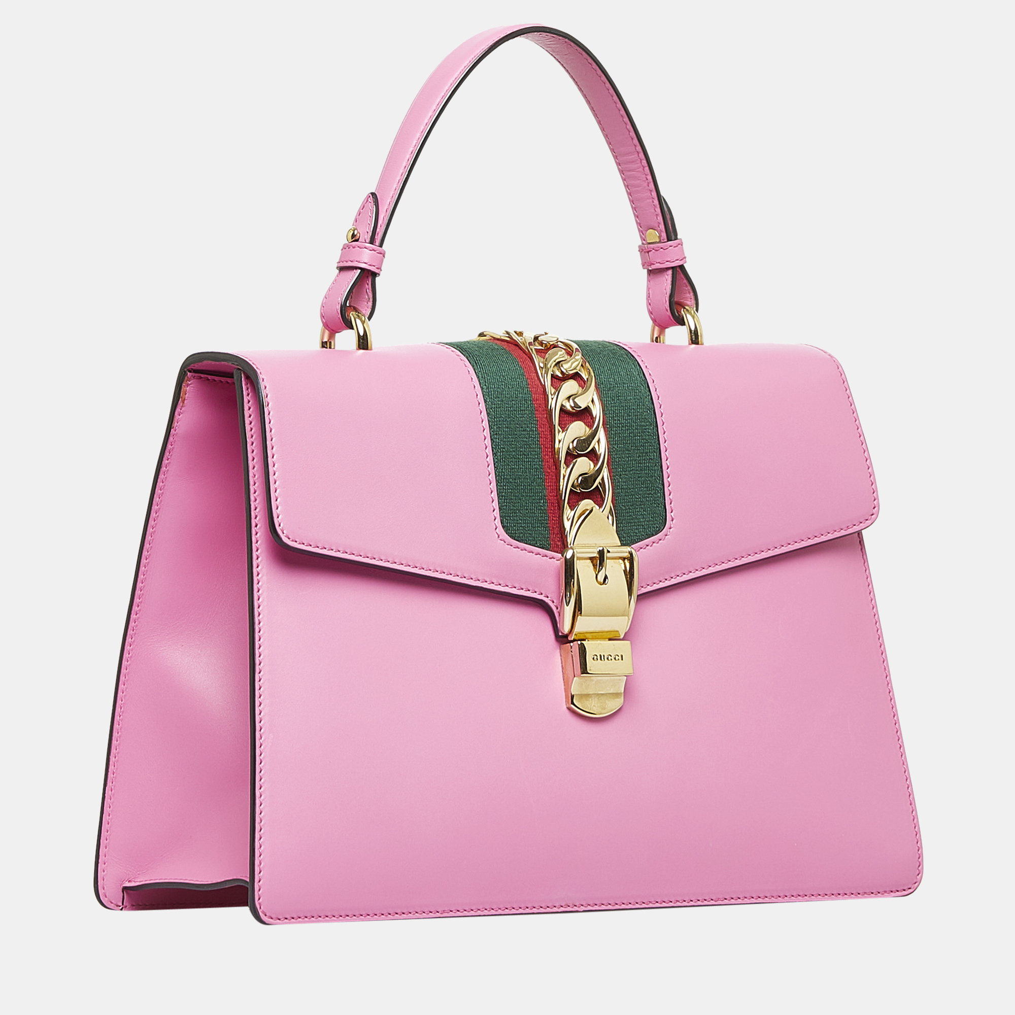 

Gucci Pink Medium Sylvie Satchel