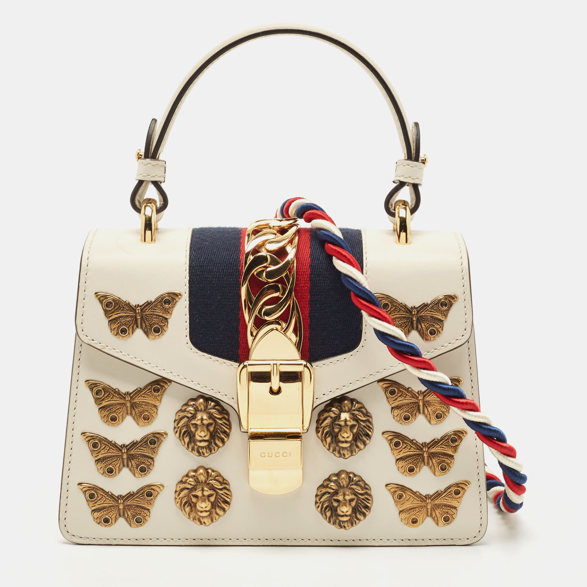 Burberry Handbag 395023, gucci sylvie animal studs leather mini bag item