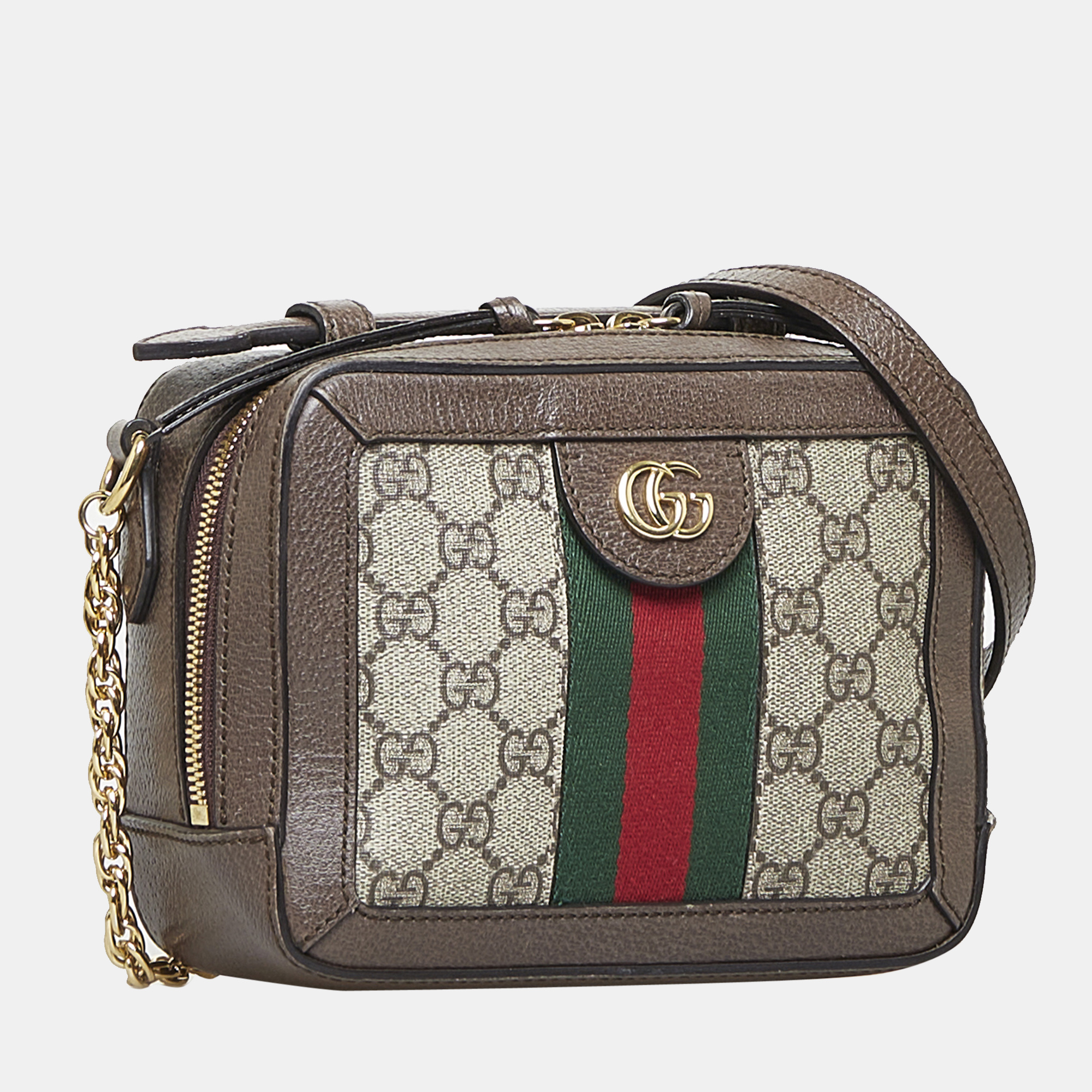 

Gucci Beige/Brown GG Supreme Ophidia Satchel