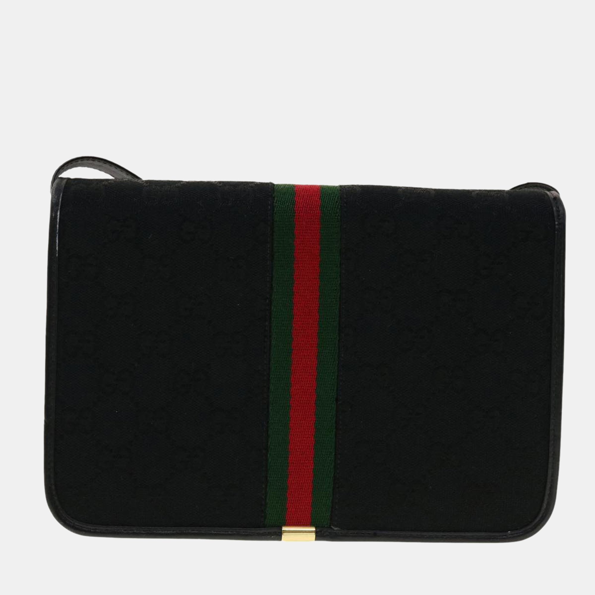 

Gucci Black GG Canvas Ophidia shoulder Bag