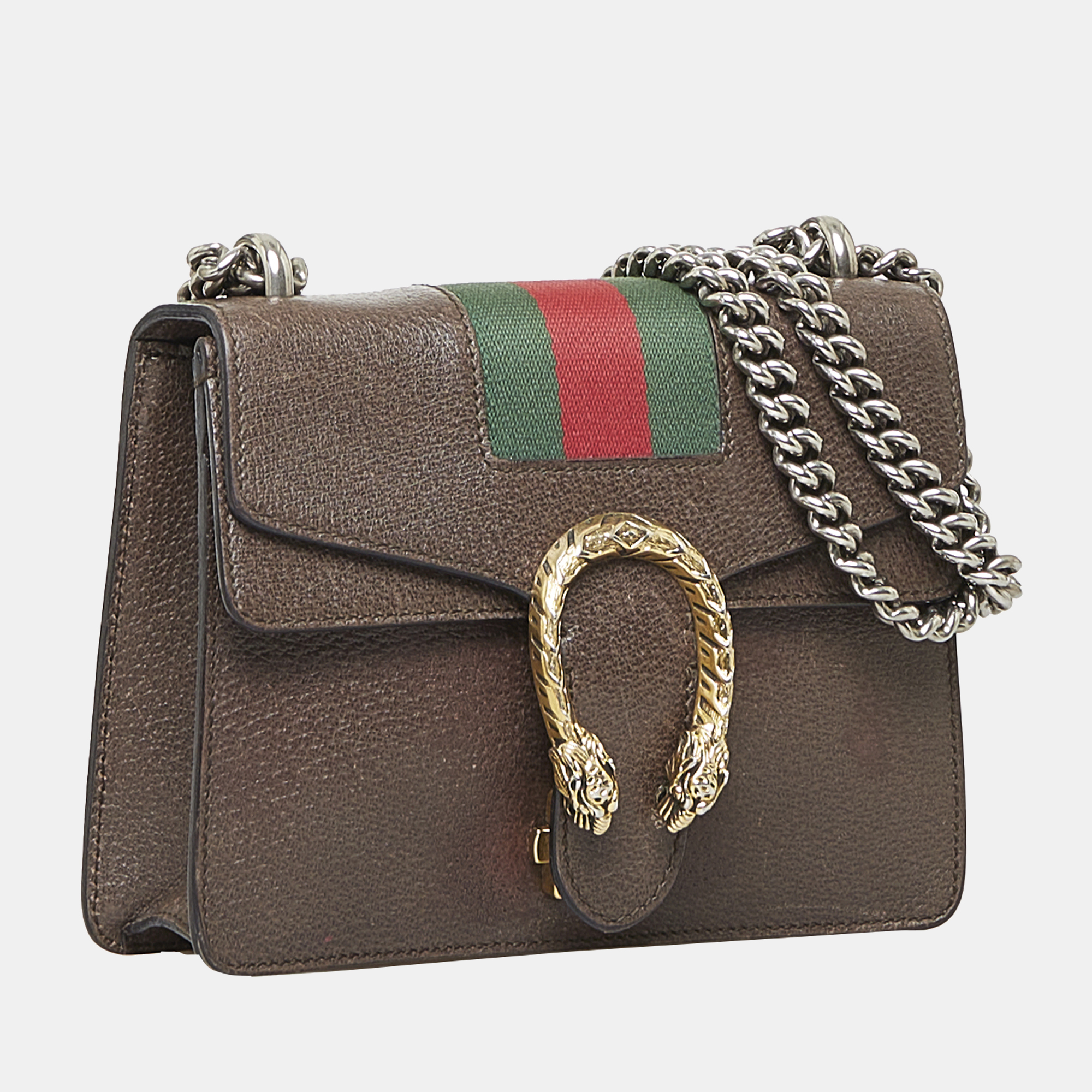 

Gucci Brown Mini Dionysus Web Crossbody