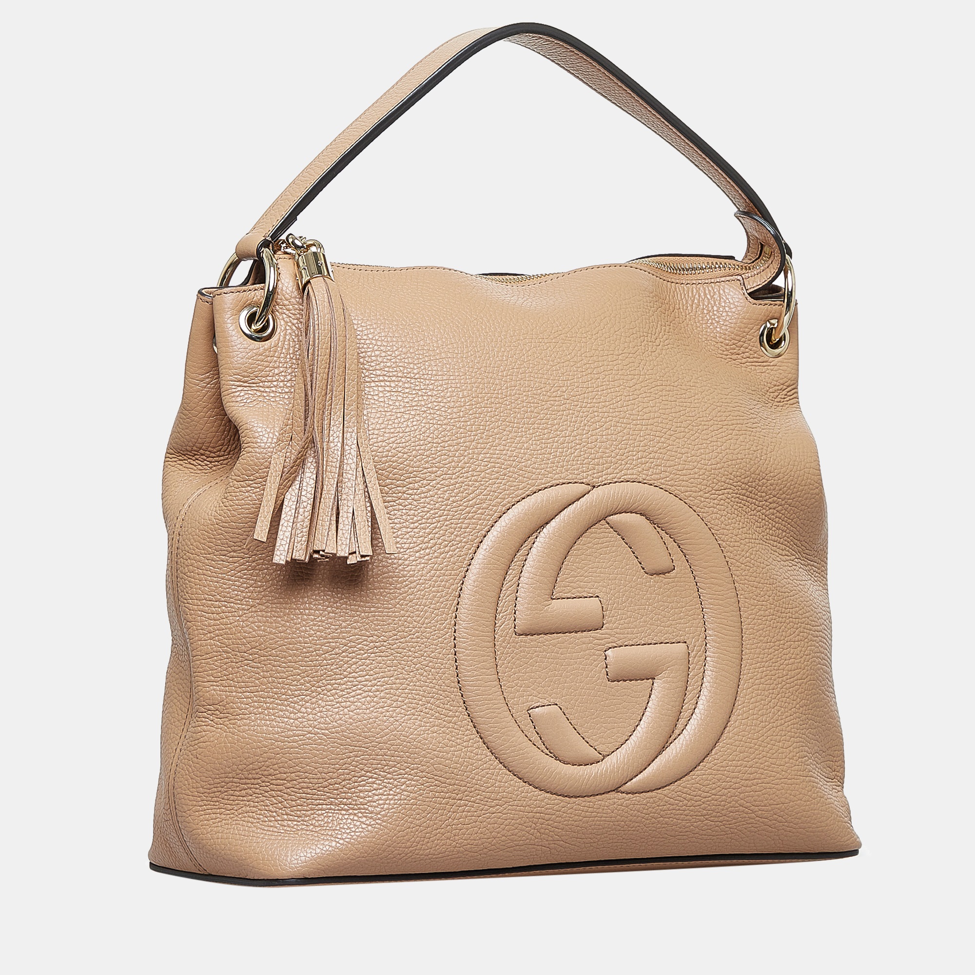 

Gucci Beige/Brown Soho Leather Satchel