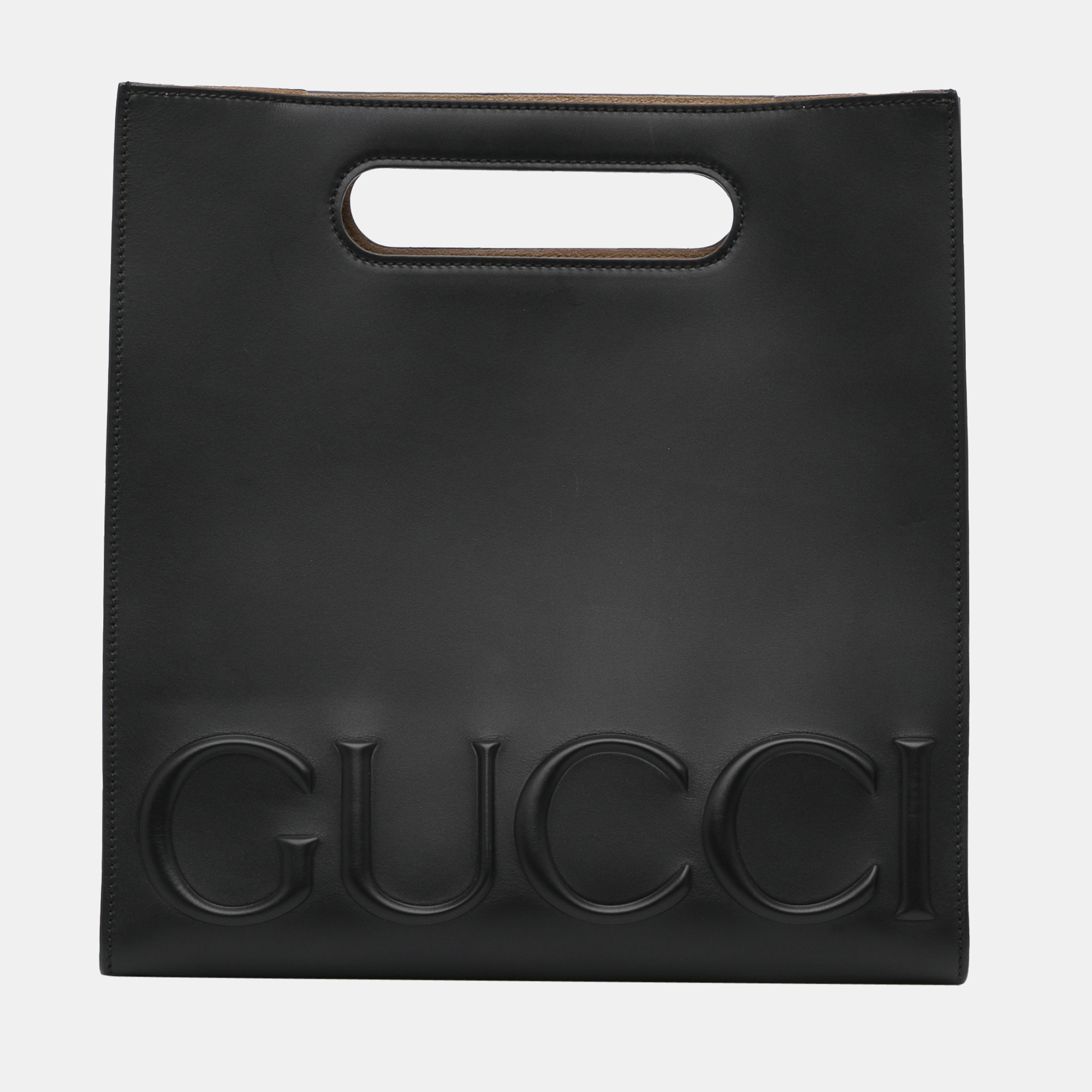 Pre-owned Gucci Black Xl Tote | ModeSens