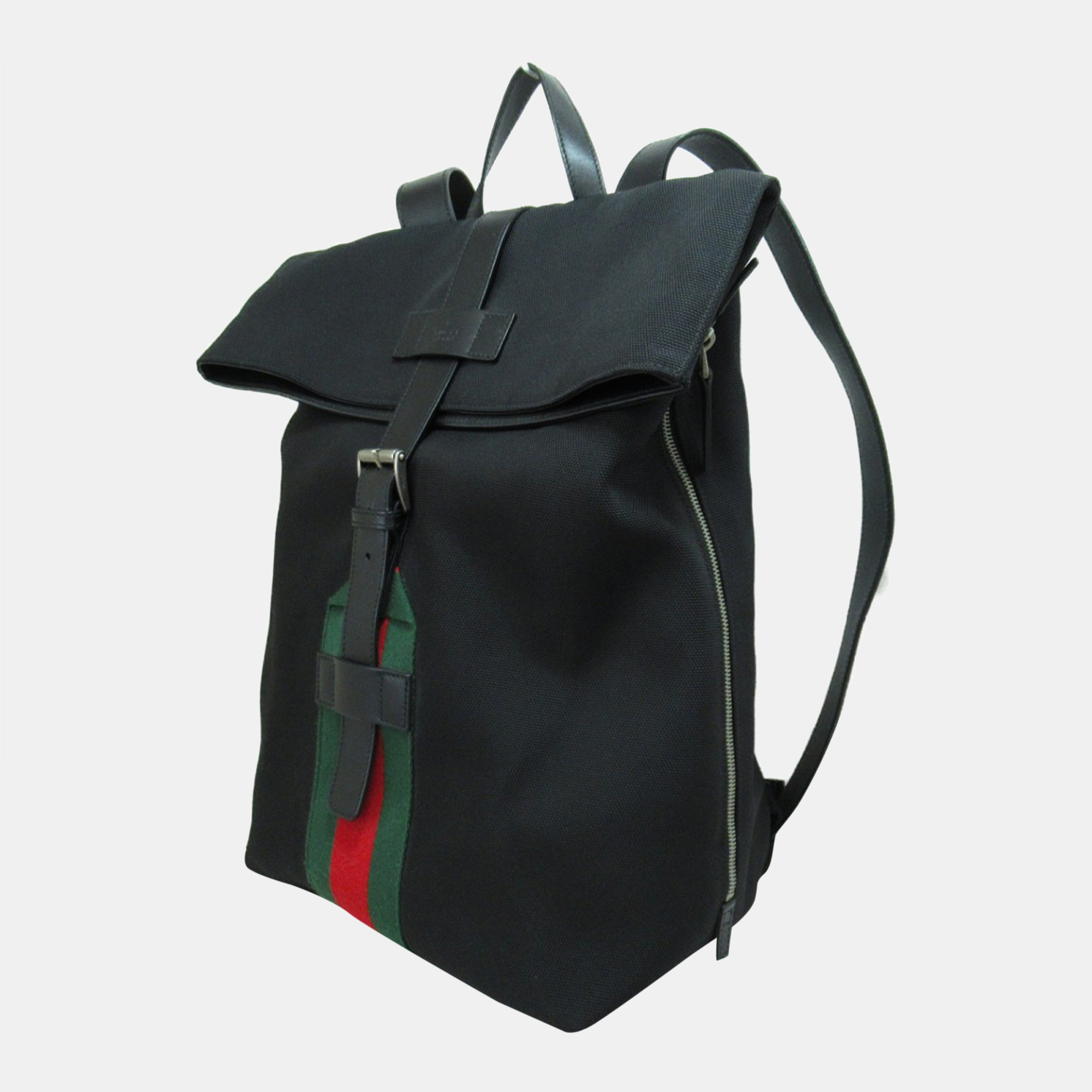 

Gucci Black Canvas Techno Web Backpack