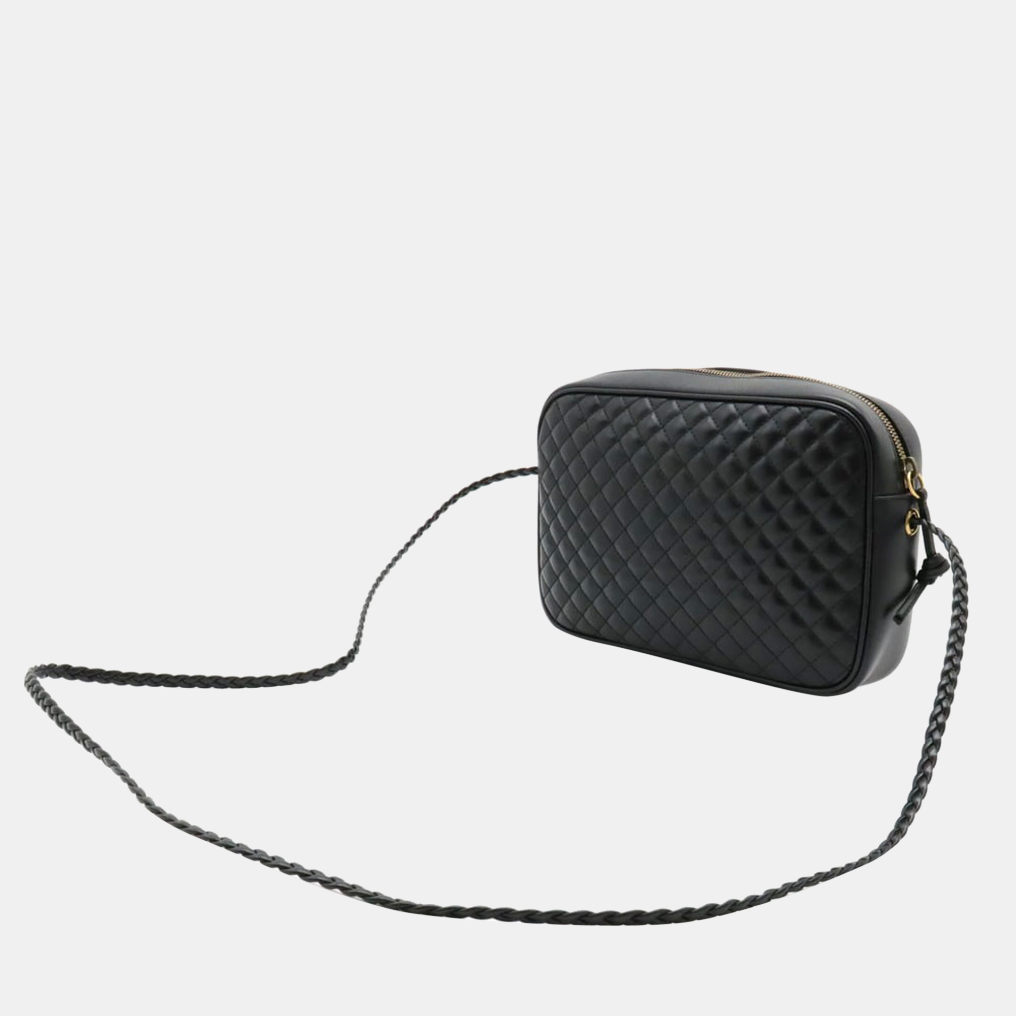 

Gucci Black Leather Trapuntata Quilted Camera Bag