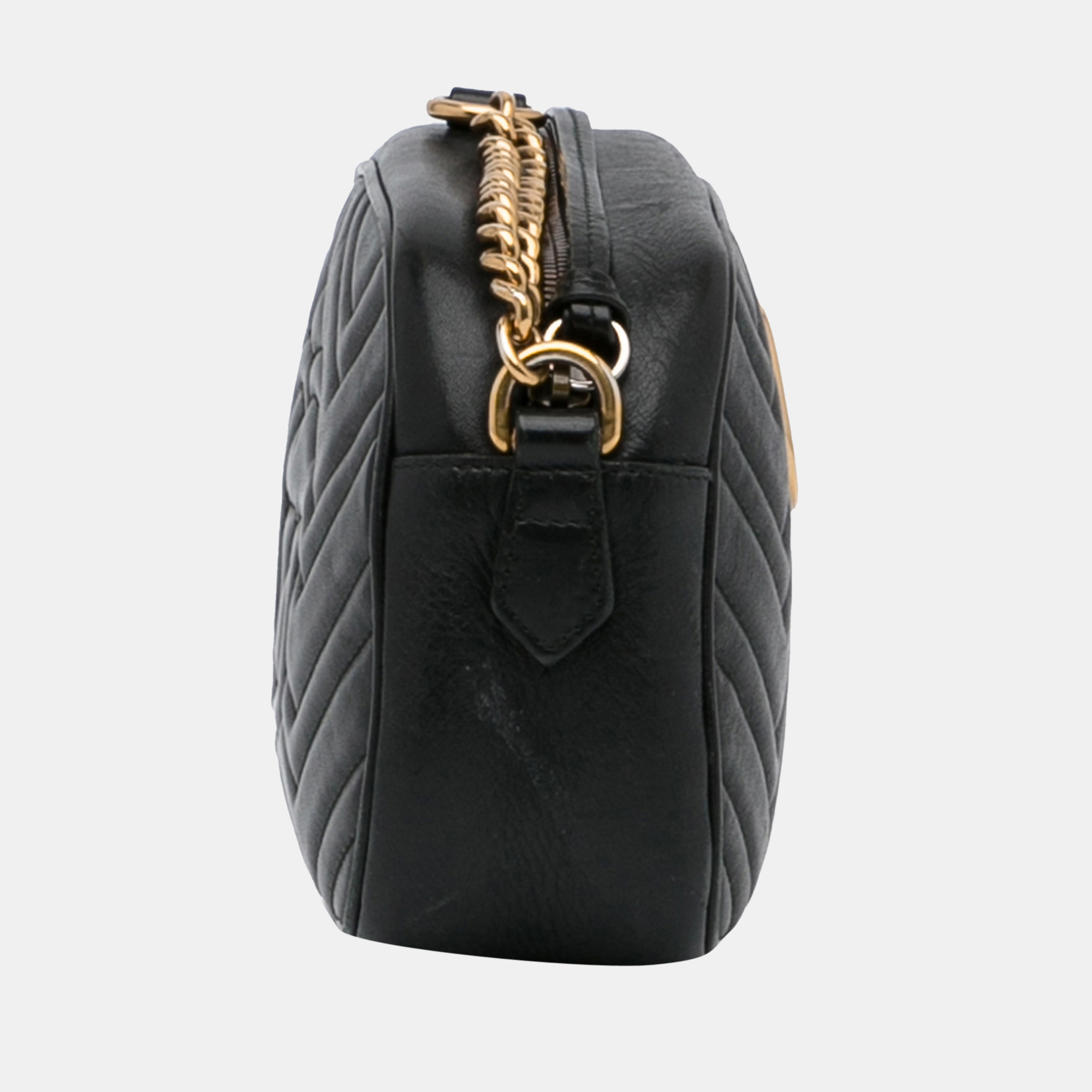 

Gucci Black Small GG Marmont Crossbody