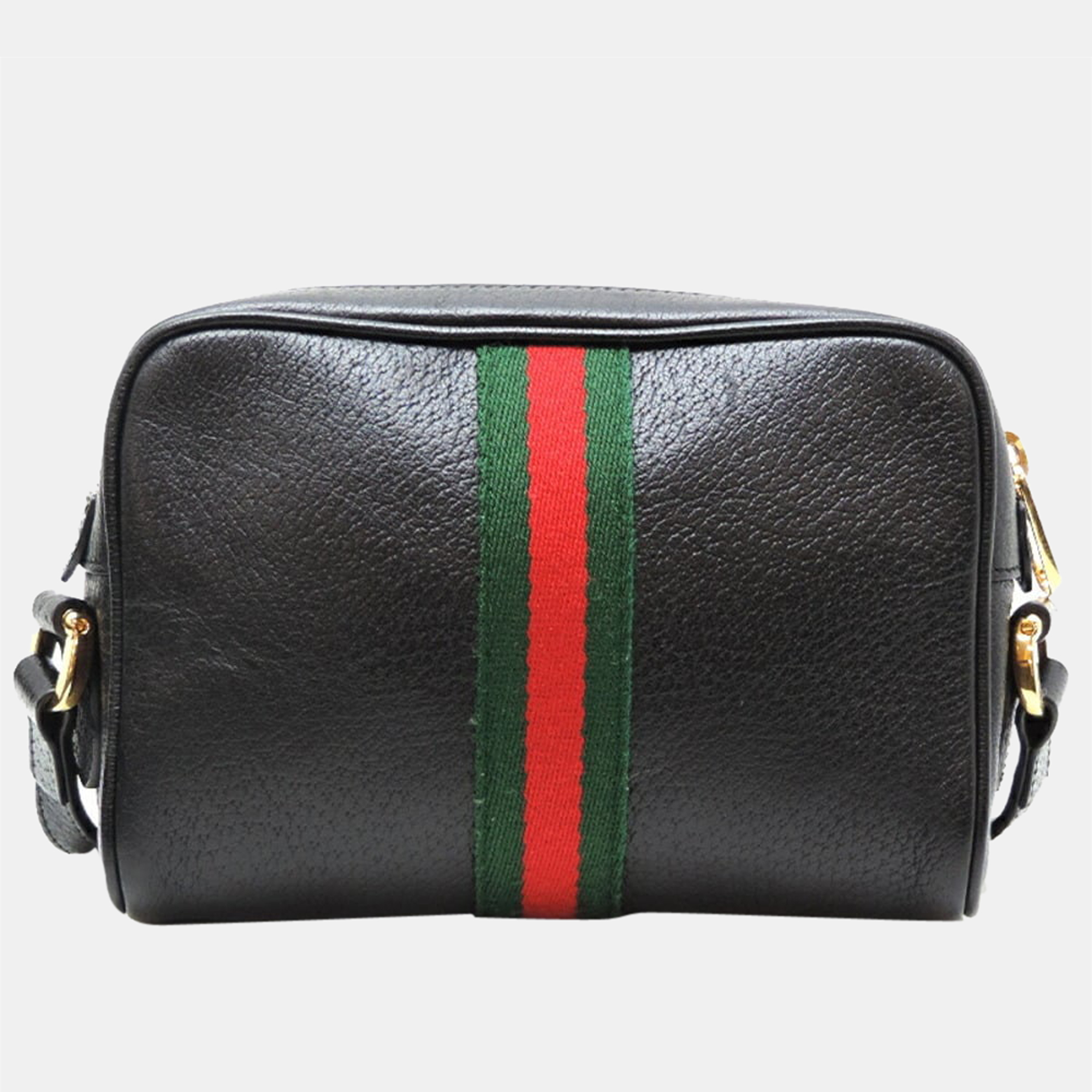 

Gucci Black Leather Mini Ophidia Shoulder Bag