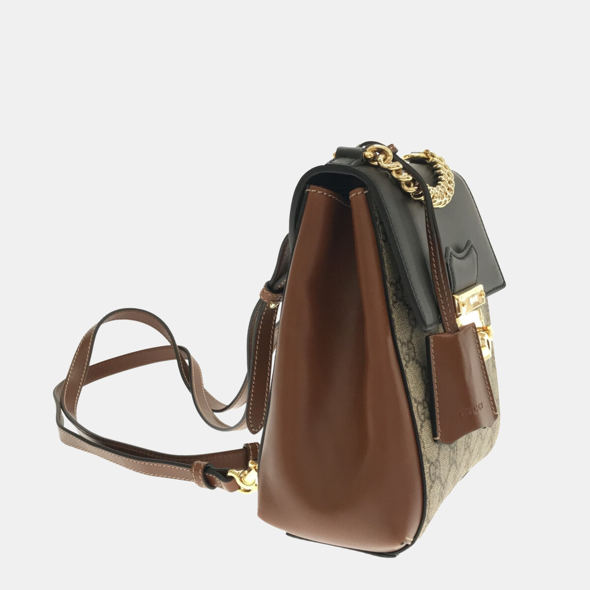 

Gucci Beige Canvas GG Padlock Backpack