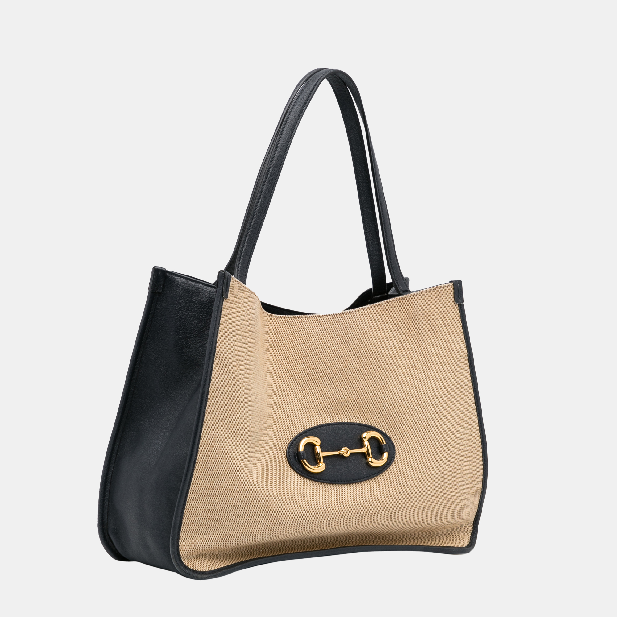 

Gucci Beige/Brown Horsebit 1955 Tote Bag