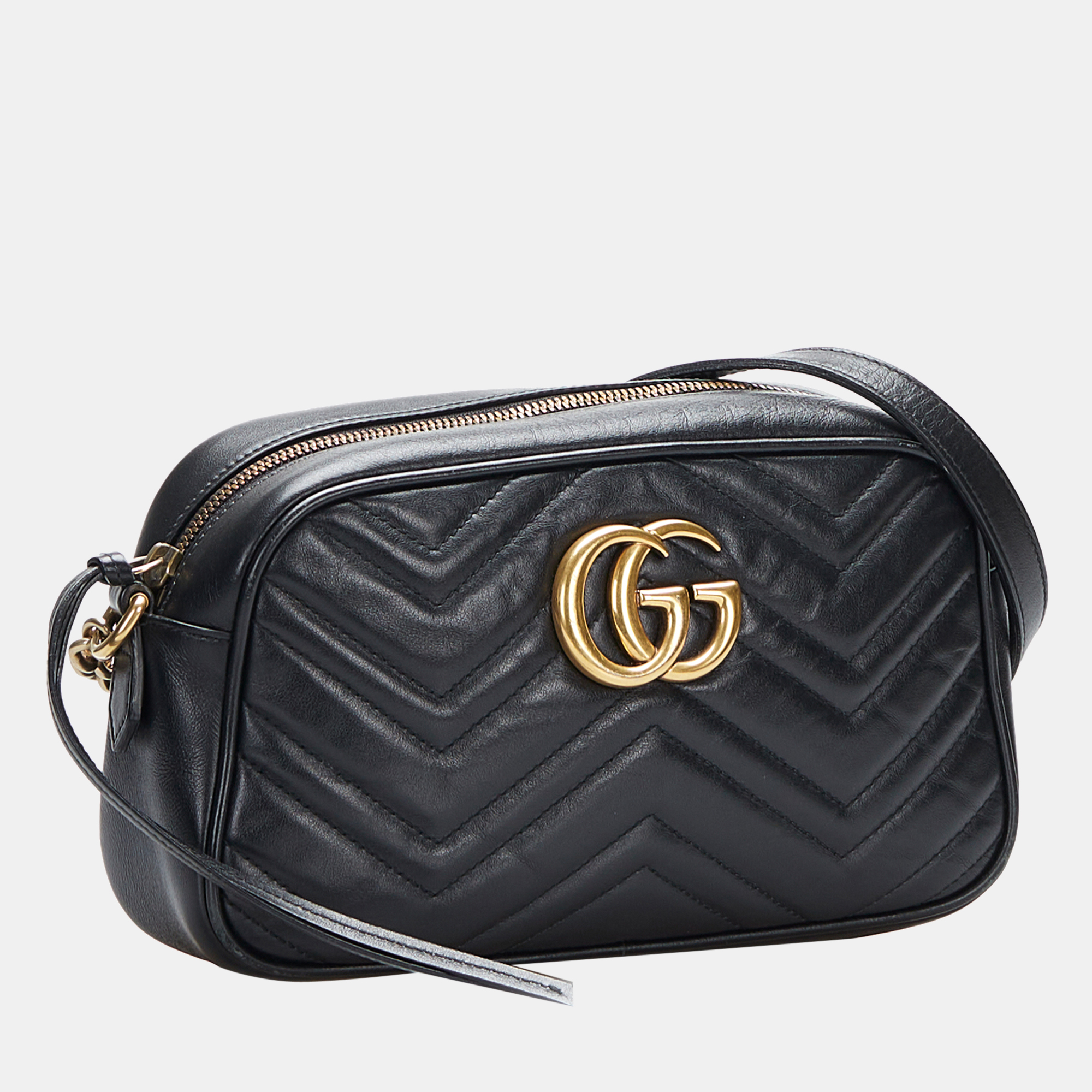 

Gucci Black GG Marmont Matelasse Crossbody