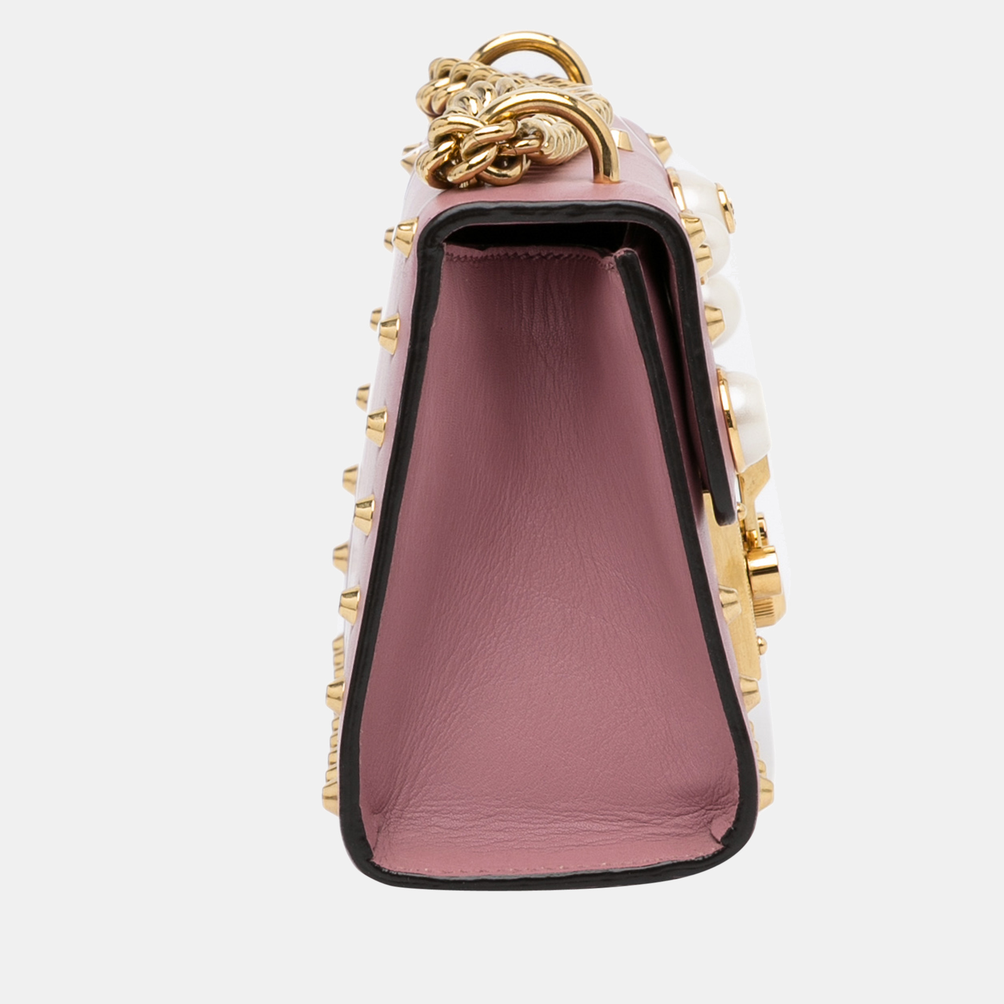 

Gucci Pink Pearl Studded Padlock