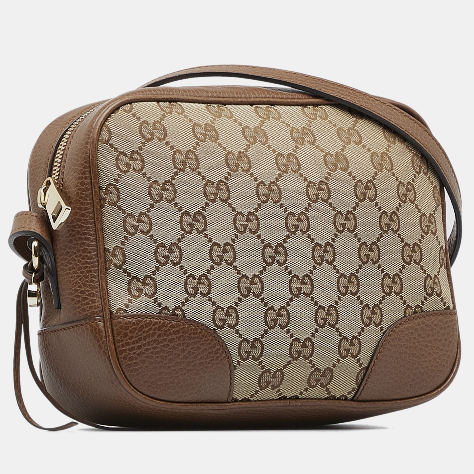 

Gucci GG Canvas Bree Crossbody, Brown