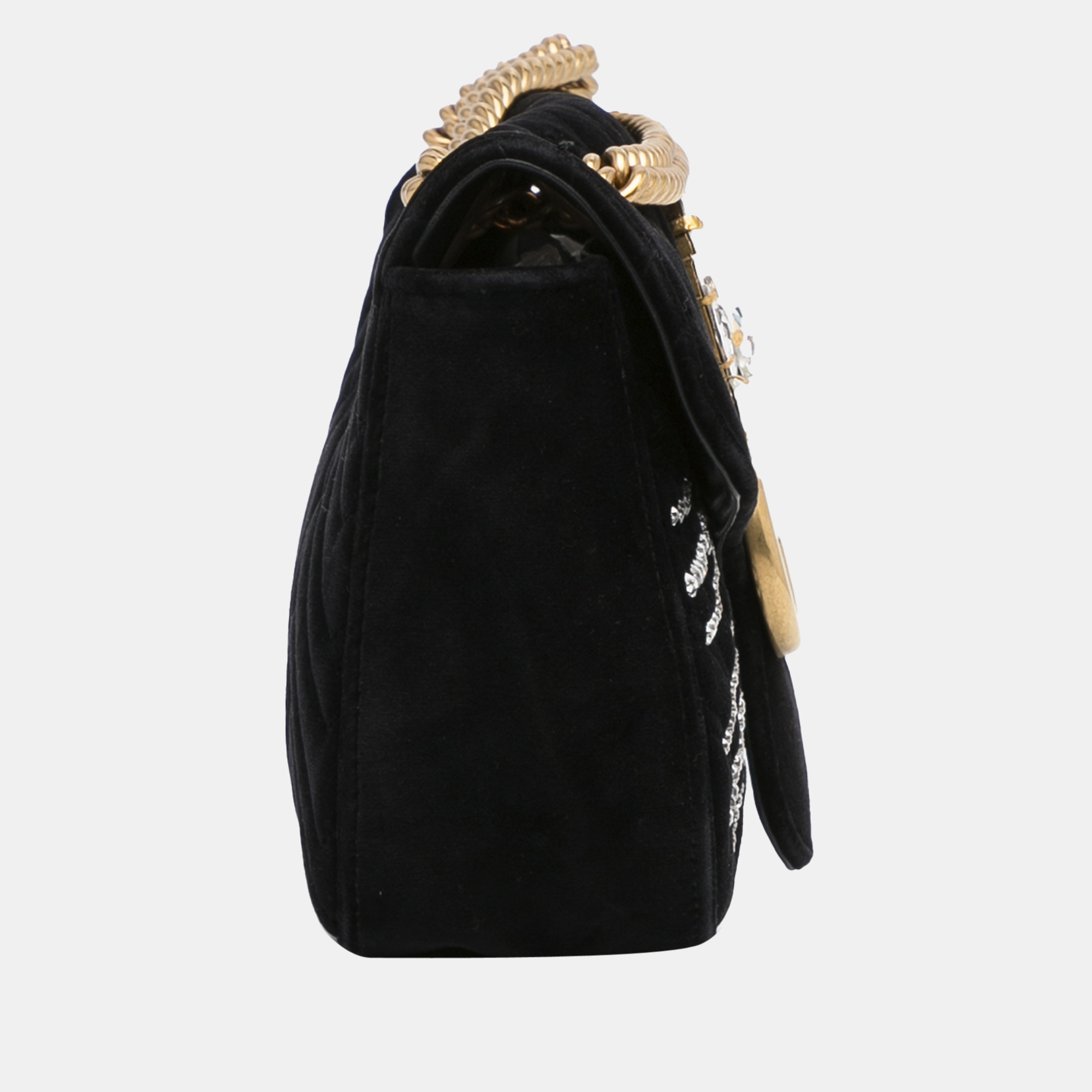 

Gucci Black Small GG Marmont Matelasse Crossbody