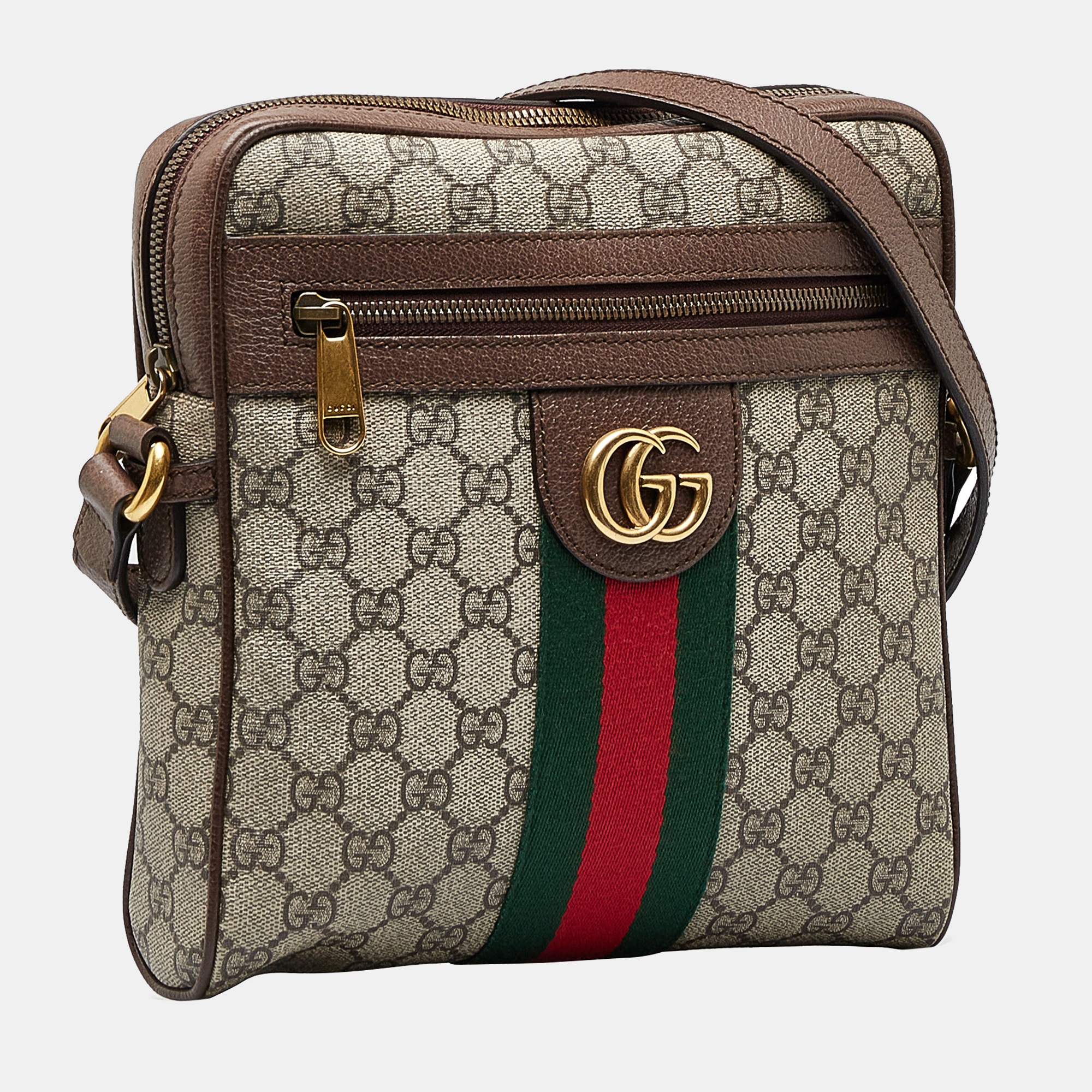 

Gucci Beige/Brown GG Supreme Ophidia Crossbody