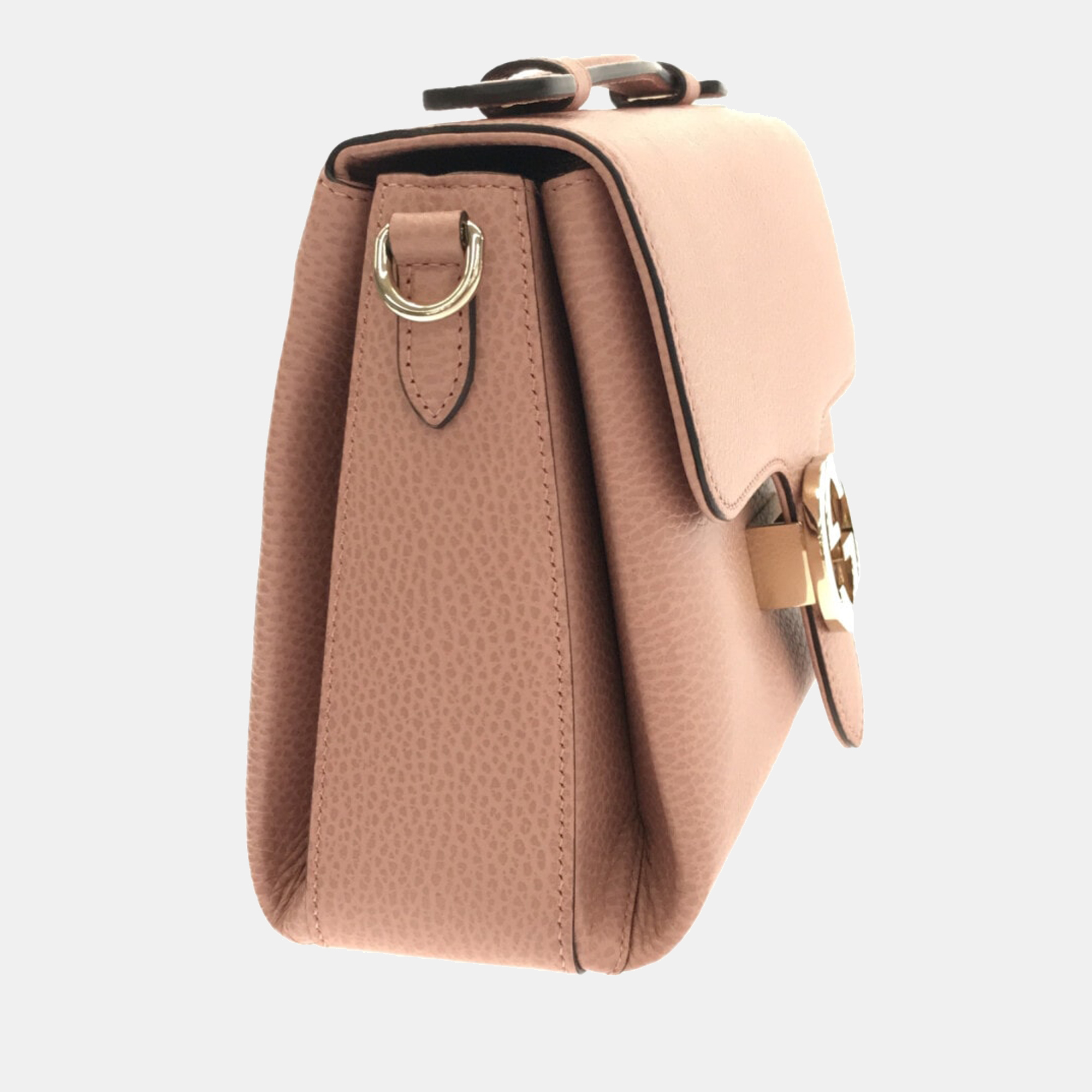 

Gucci Pink Leather Small Dollar Shoulder Bag