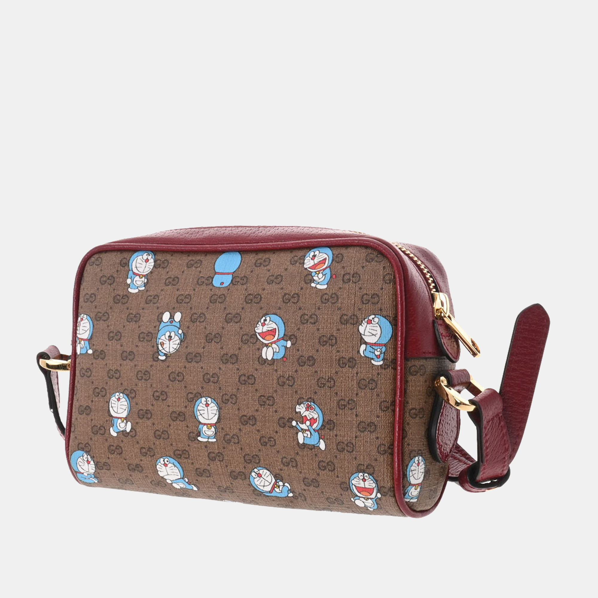 

Gucci x Doraemon Micro GG Canvas Messenger bag, Brown