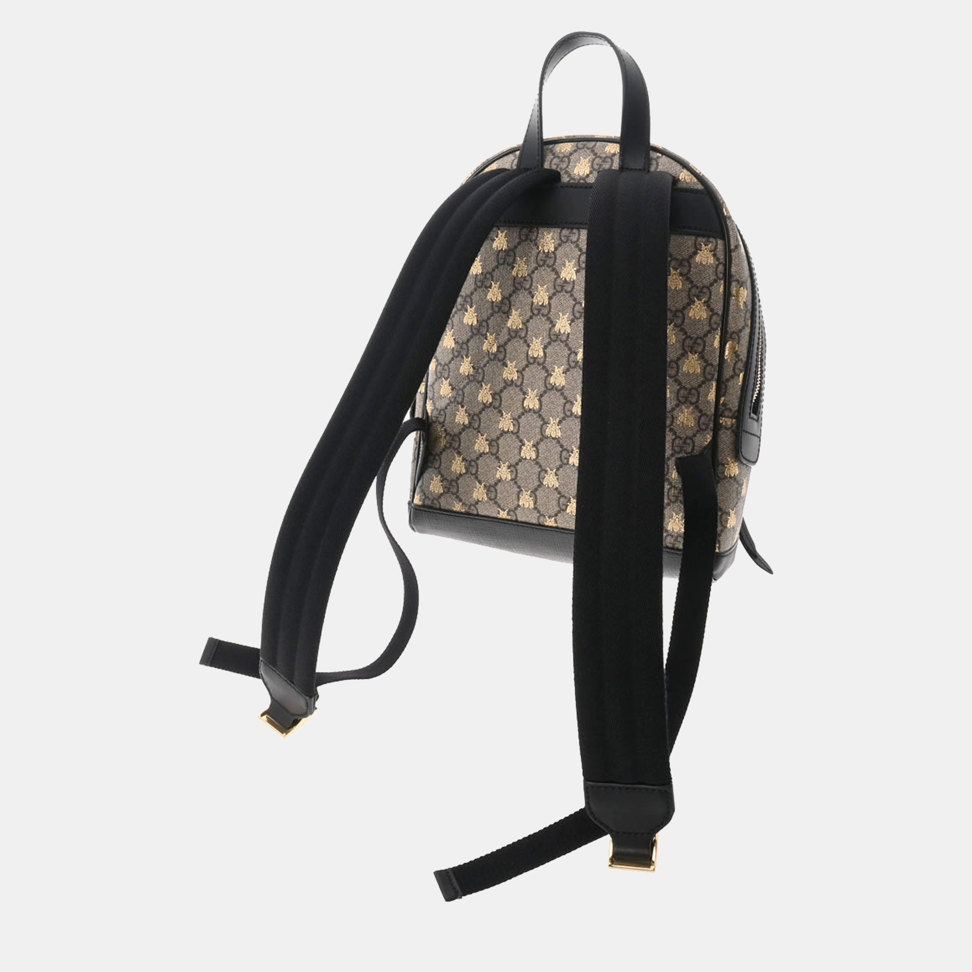 

Gucci Beige GG Coated Canvas Bee Backpack