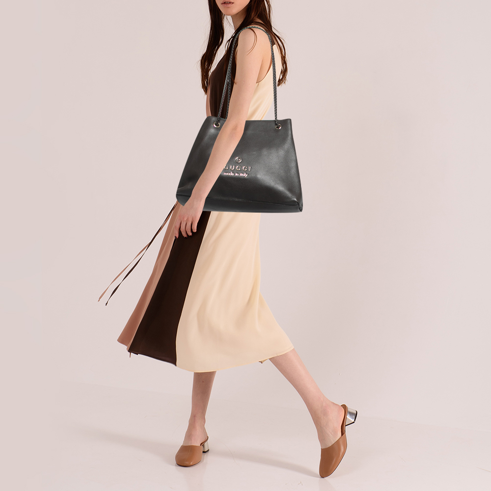

Gucci Brown Leather Gifford Tote
