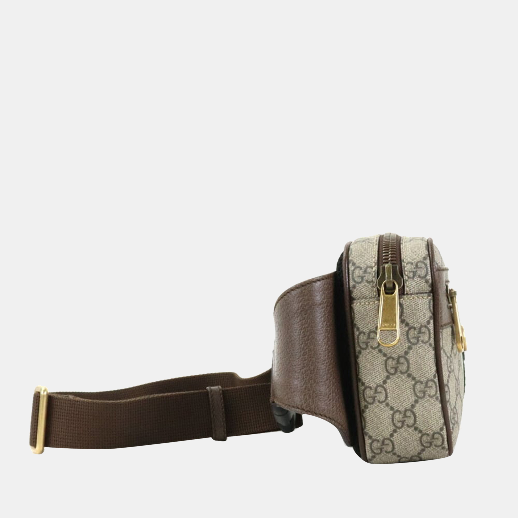 

Gucci Brown GG Canvas GG Supreme Ophidia Belt Bag