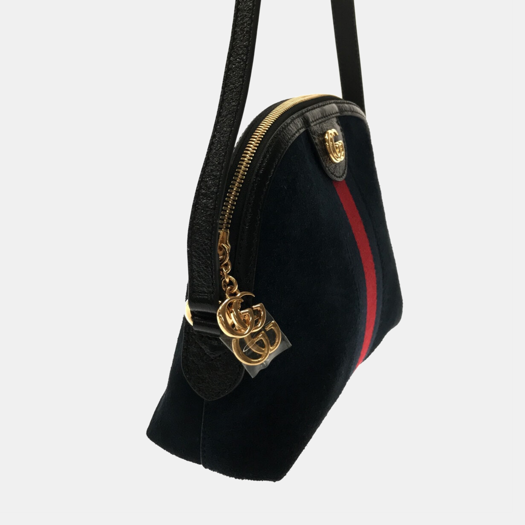 

Gucci Navy Suede Ophidia shoulder, Navy blue