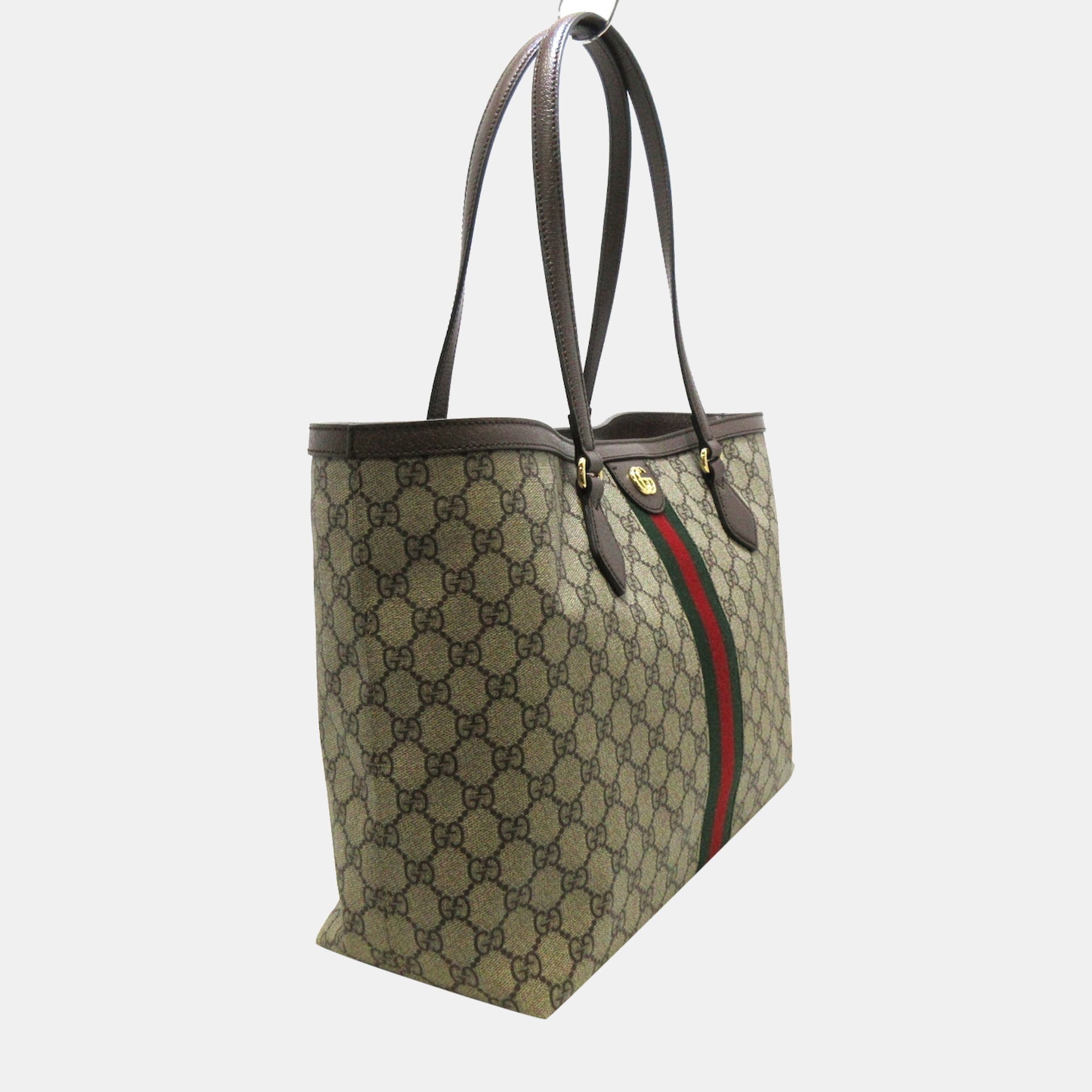 

Gucci Beige Canvas Ophidia tote