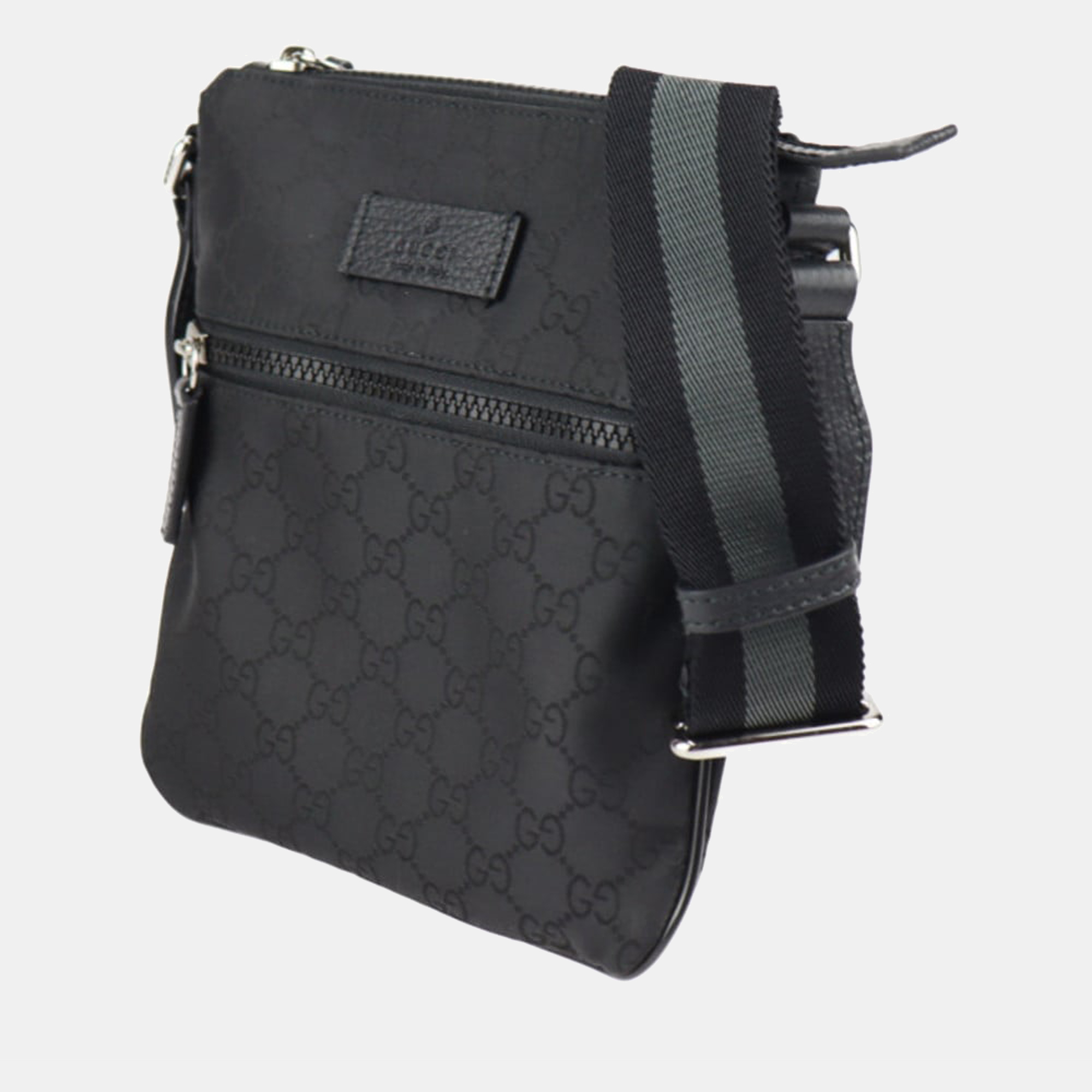 

Gucci Black Nylon GG Messenger Bag