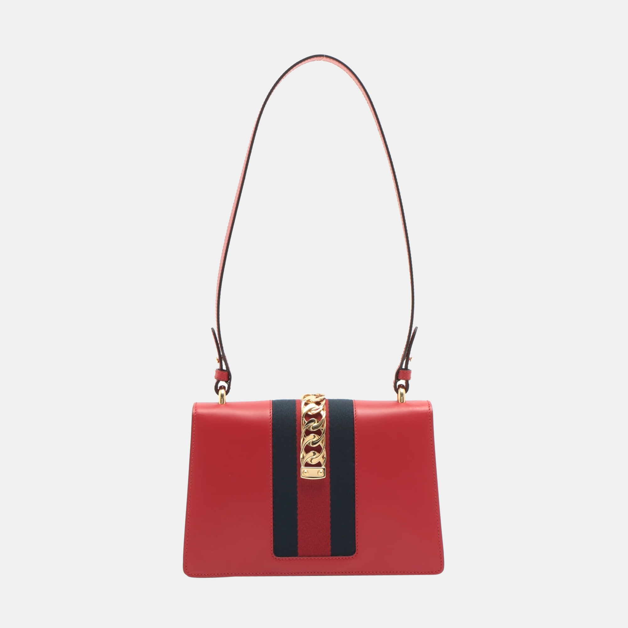 

Gucci Sylvie Leather Shoulder bag Red 421882
