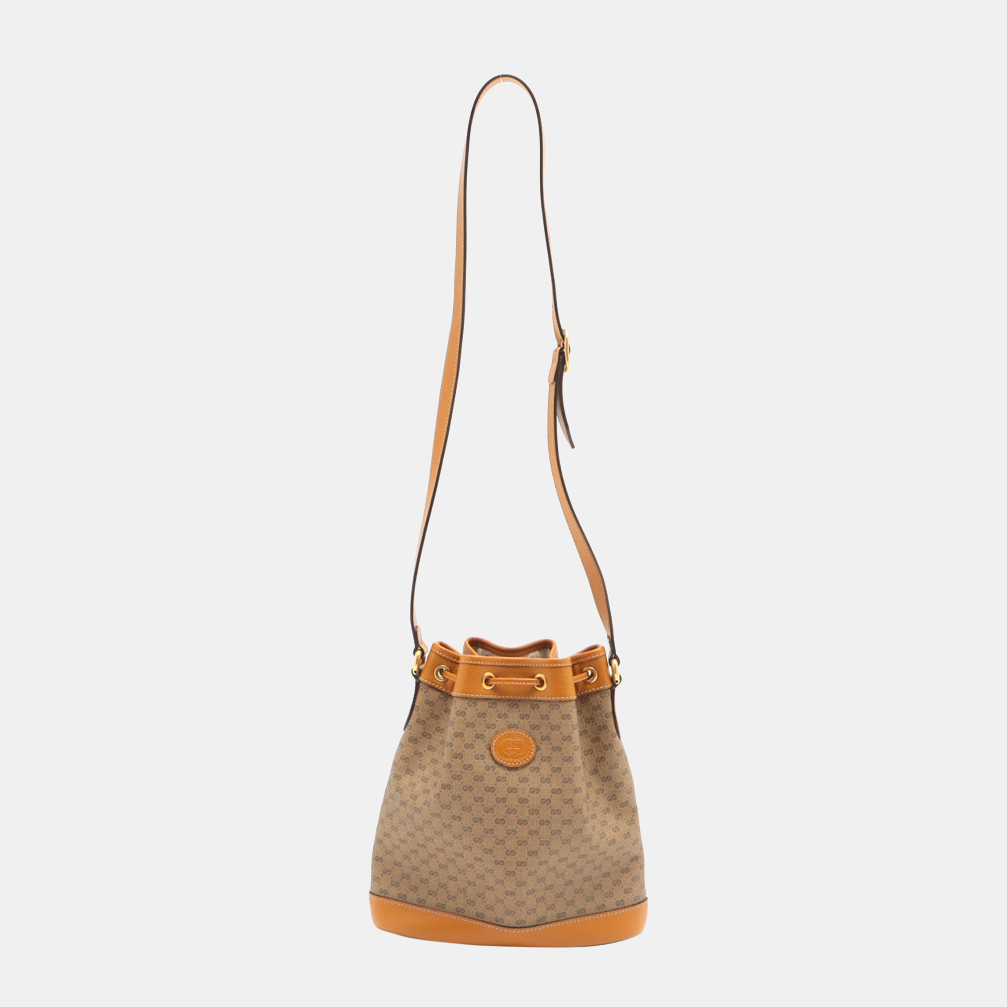 

Gucci x Disney Mini GG Supreme PVC & leather Shoulder bag Beige